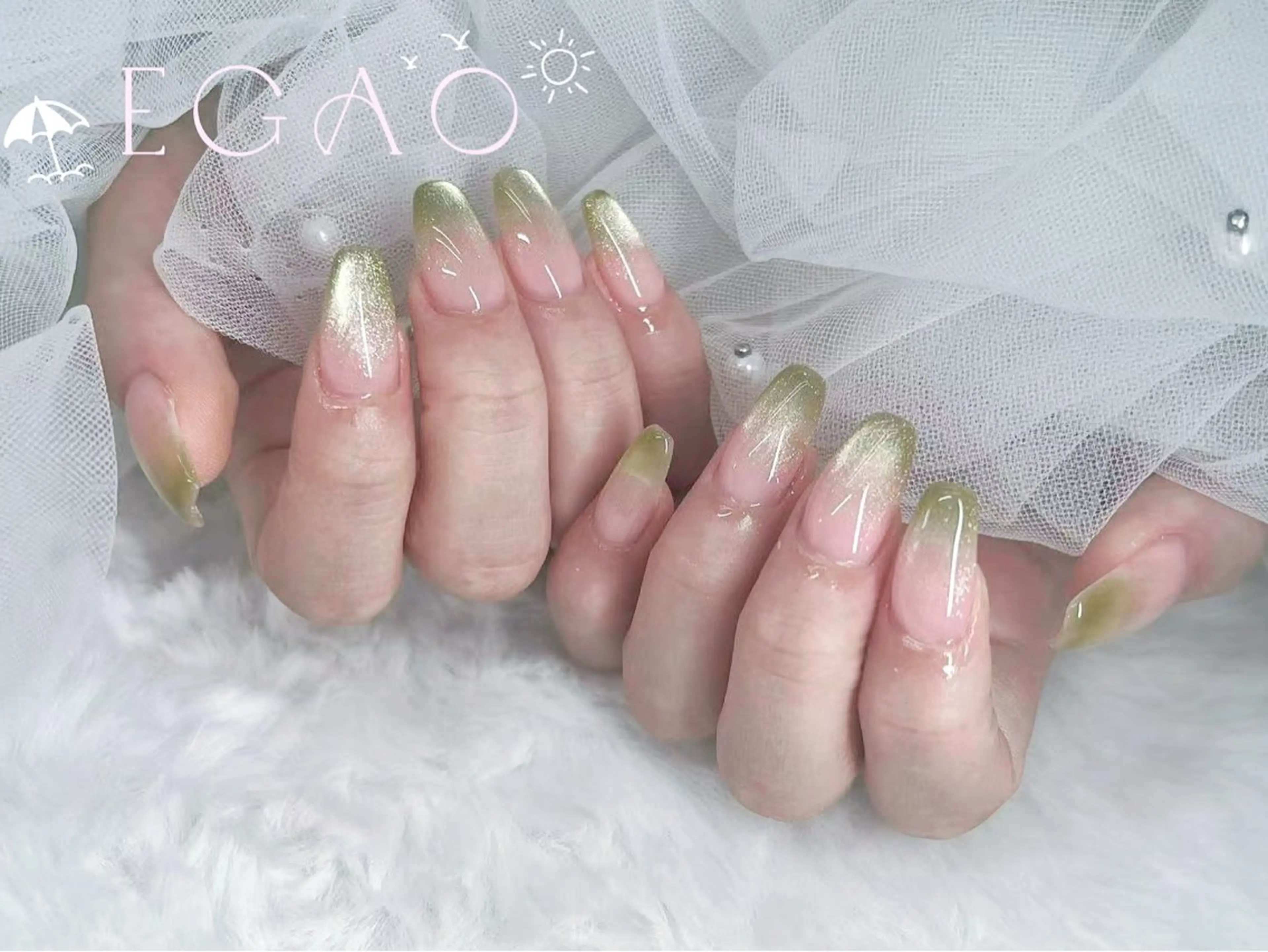 ネイル アートネイル フットネイル フレンチネイル ジェルネイル グラデーション ハンドネイル Egao Nail Salonのネイルデザイン