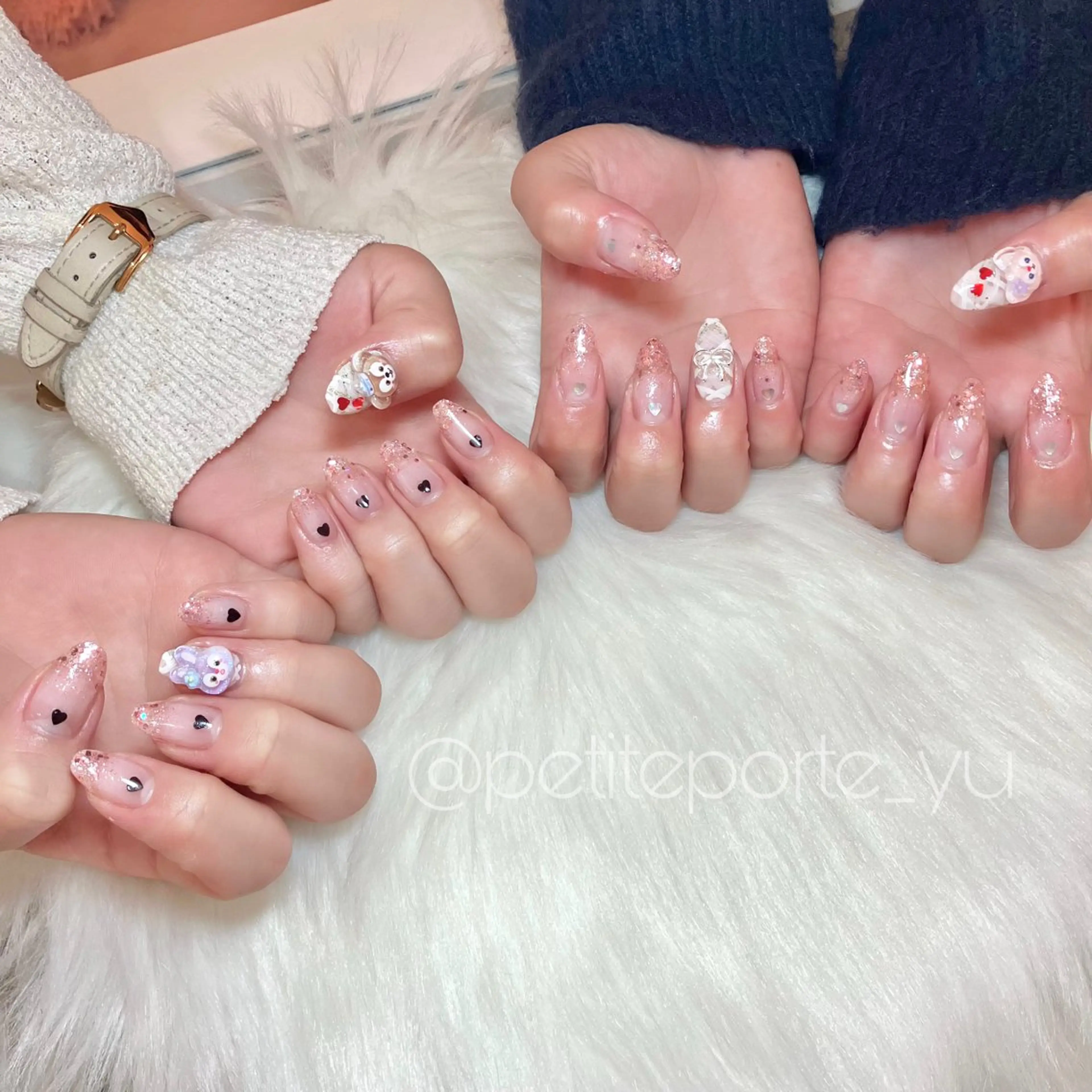 ネイル アートネイル 持ち込み ハンドネイル nailsalon petite porte所属・petite porteのネイルデザイン