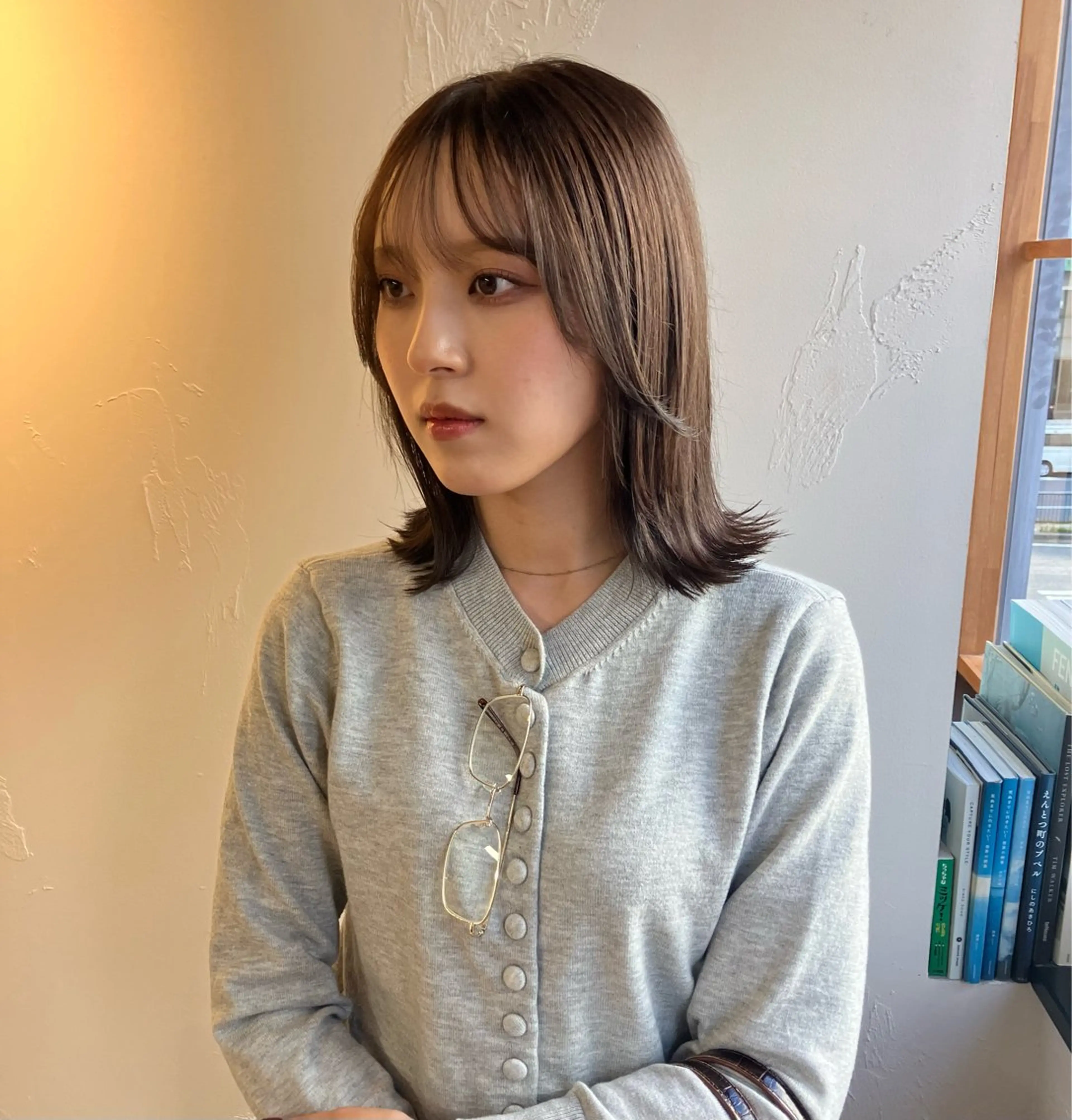 カラー ヘアカラー mao /髪質改善 /透明感カラー/伏見のヘアスタイル