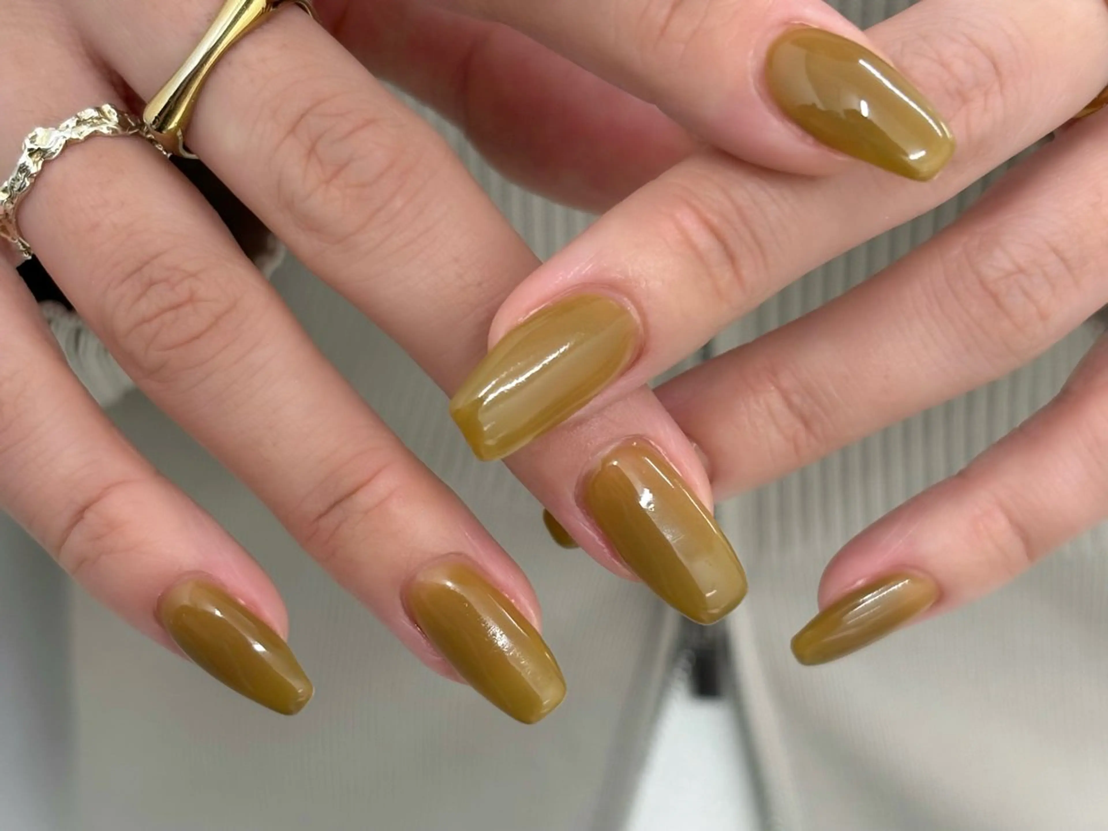 ネイル ワンカラーネイル filonnail risaのネイルデザイン