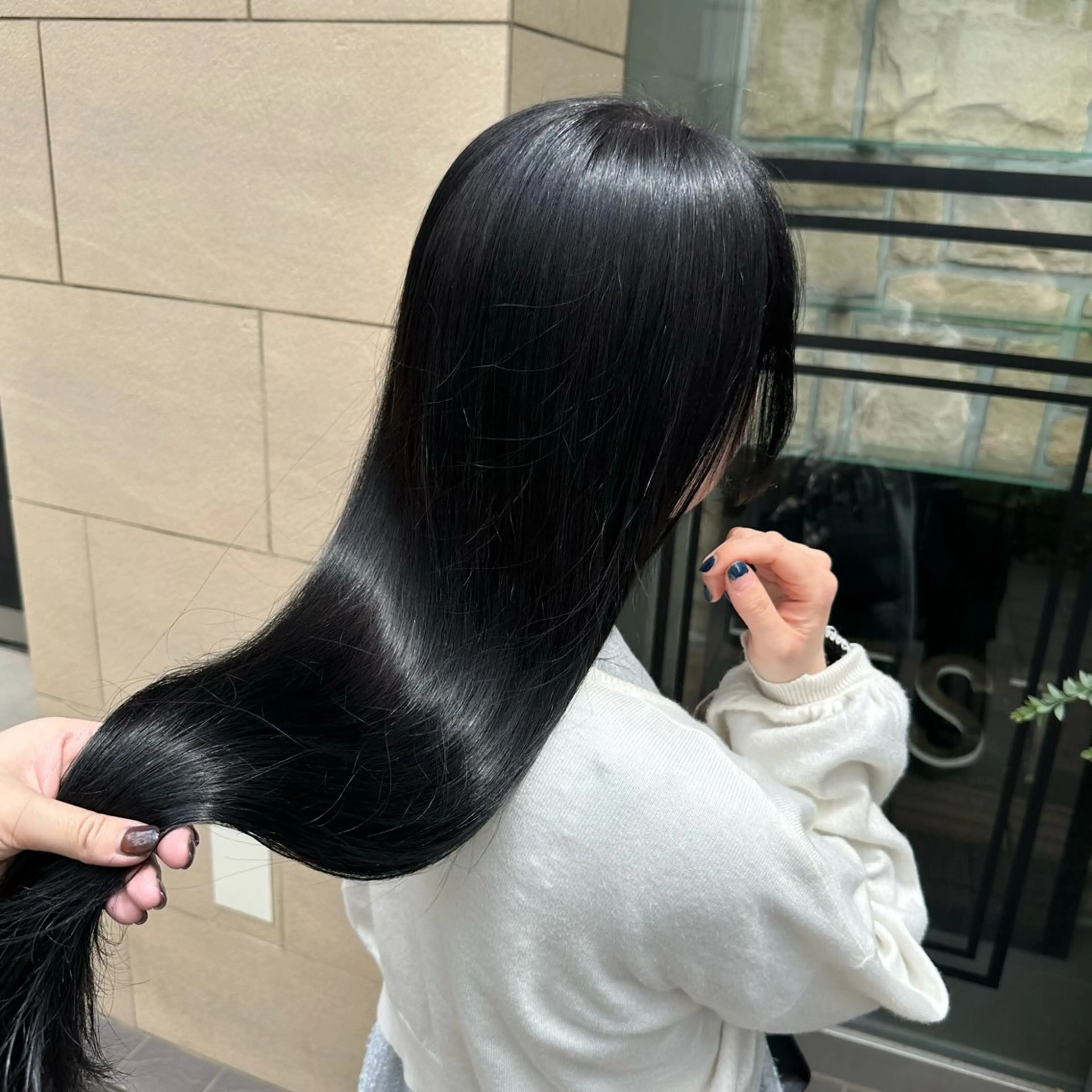 セミロング カラー ヘアカラー カラー/ストレート/ 艶髪 🎀おぐりンのヘアスタイル