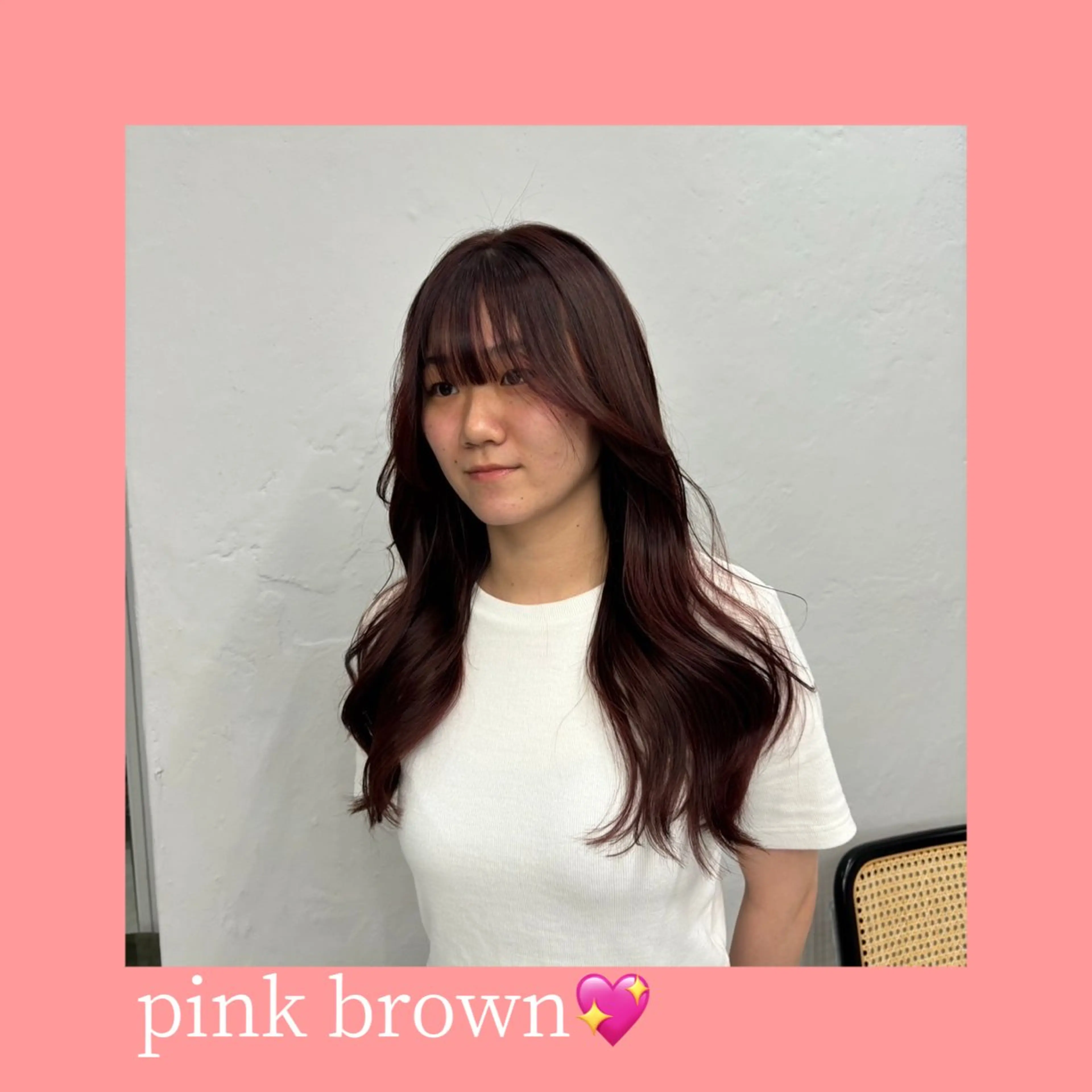 ロング カラー aoi/暖色カラー/ プツッとボブ🎀のヘアスタイル