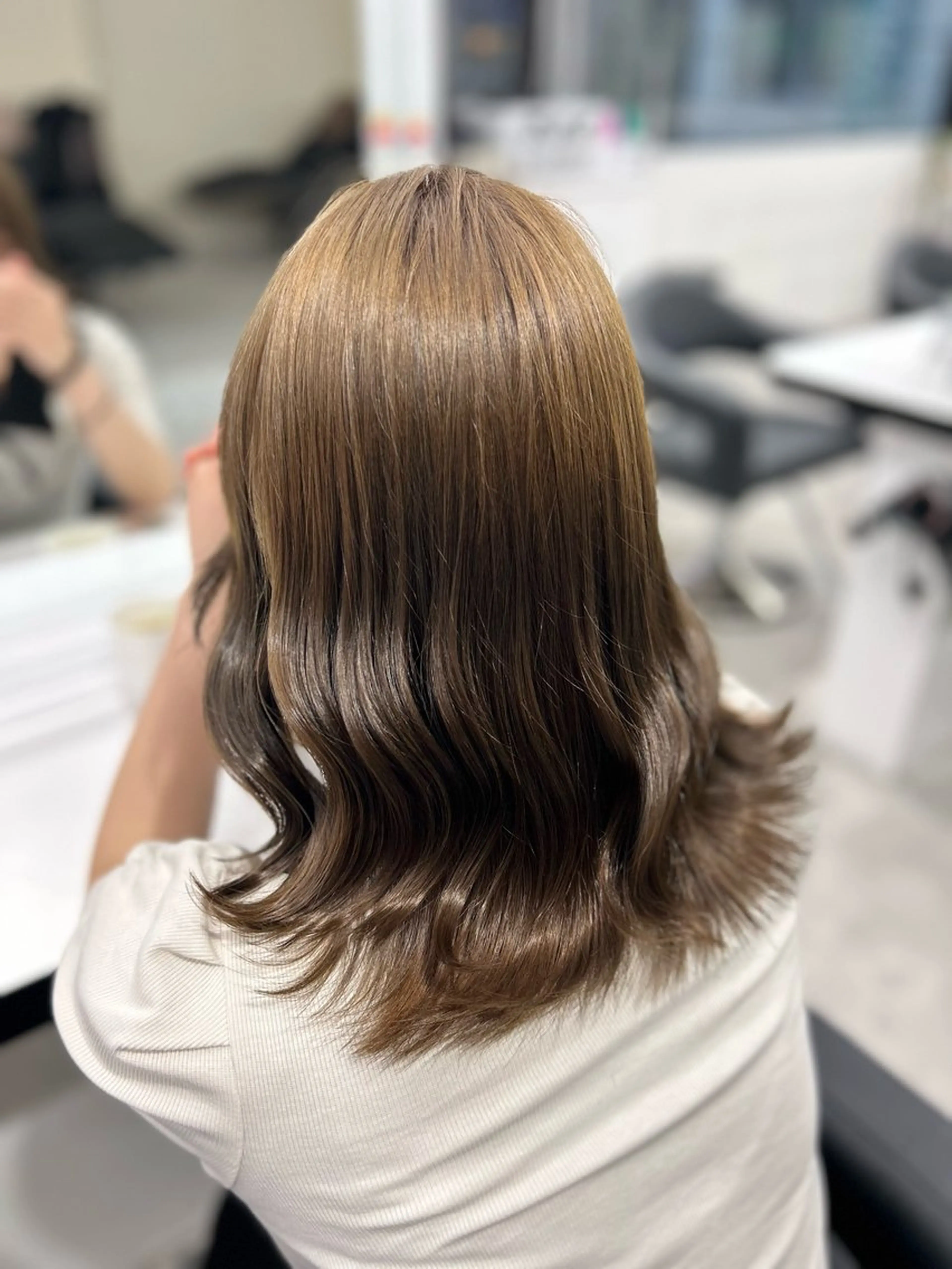 ロング 韓国レディヘア🤍 暗髪🤍miraiのヘアスタイル