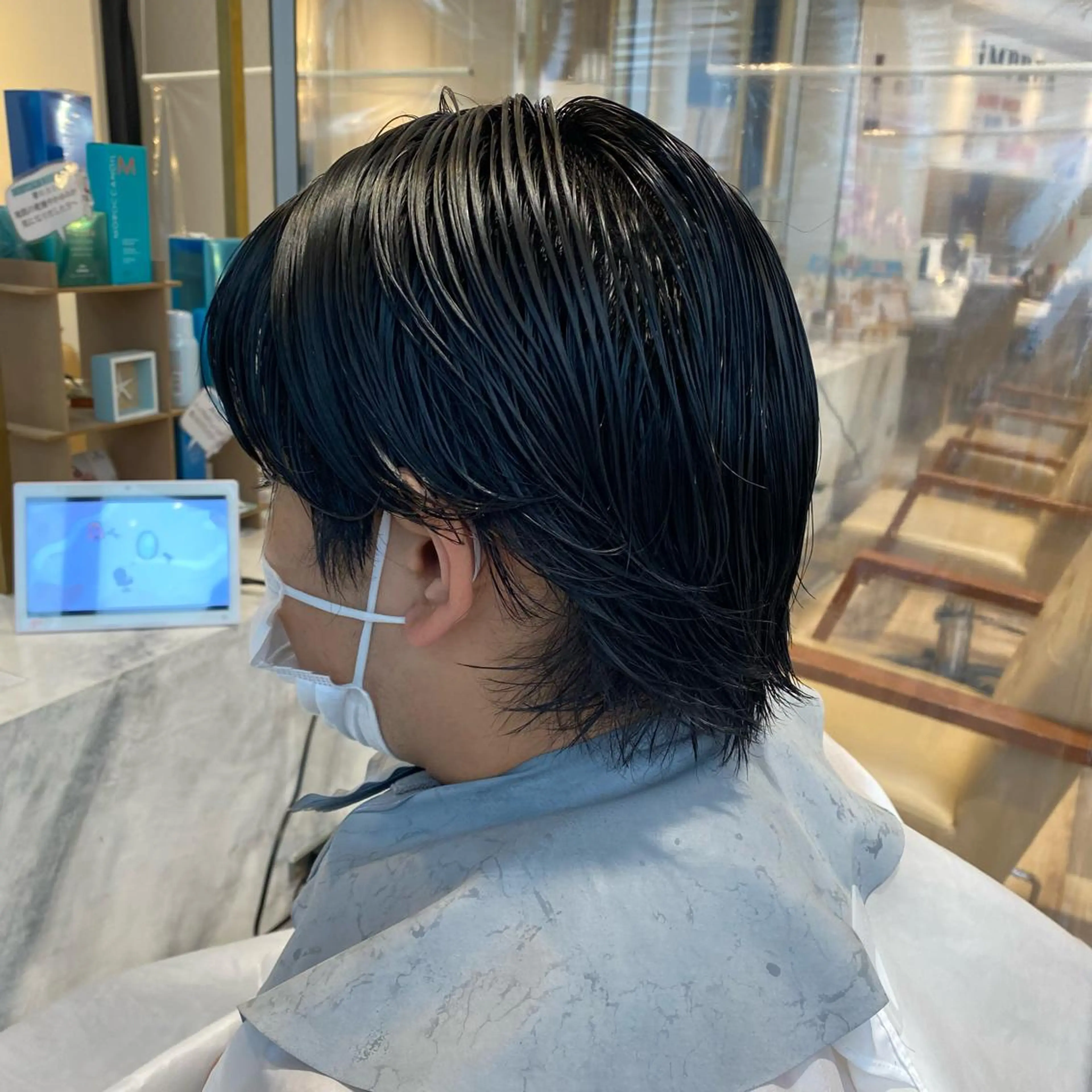 ショート パーマ メンズ 三好 涼華のヘアスタイル