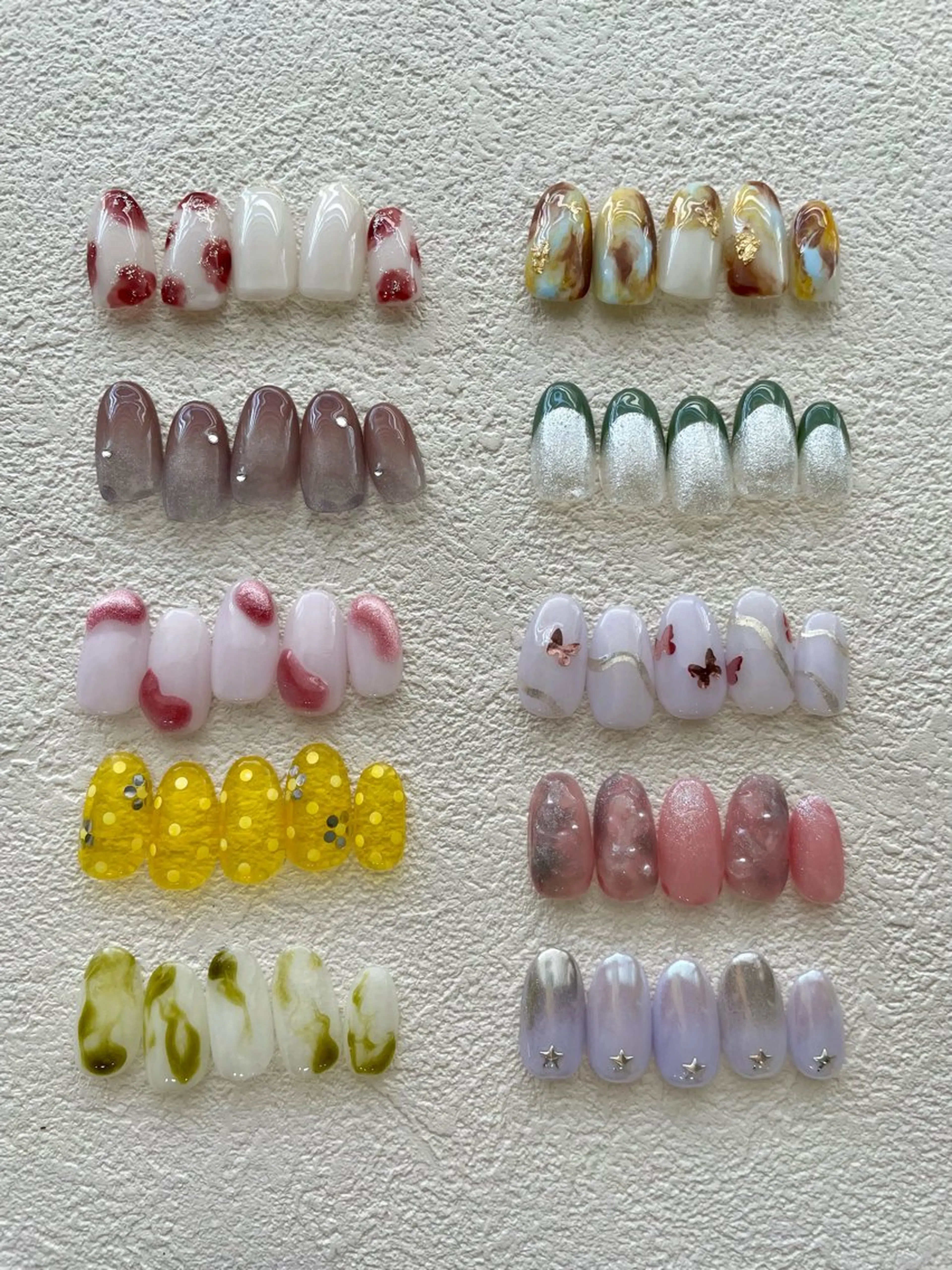 ネイルモデル【HAND】jrサンプルデザイン(カラー変更可能)※ご新規様付け替えオフ無料の写真