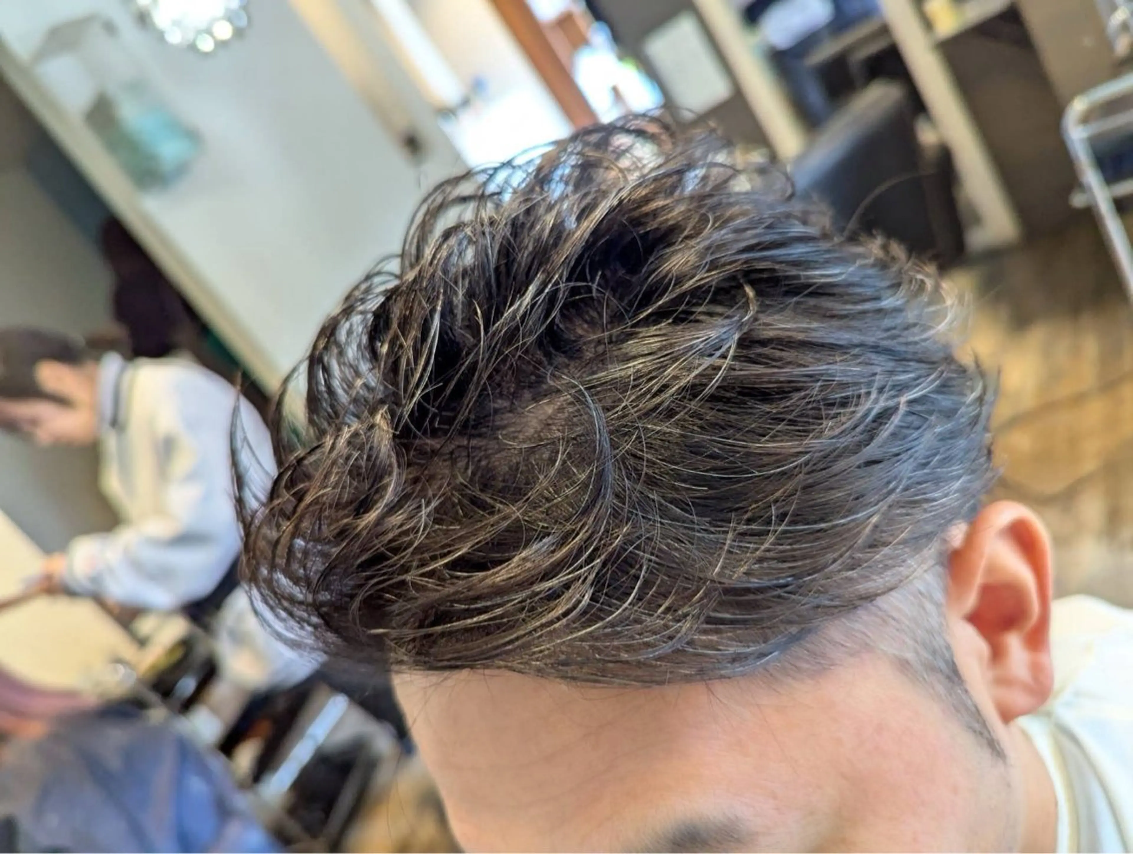 ショート パーマ 大立 七夏のヘアスタイル