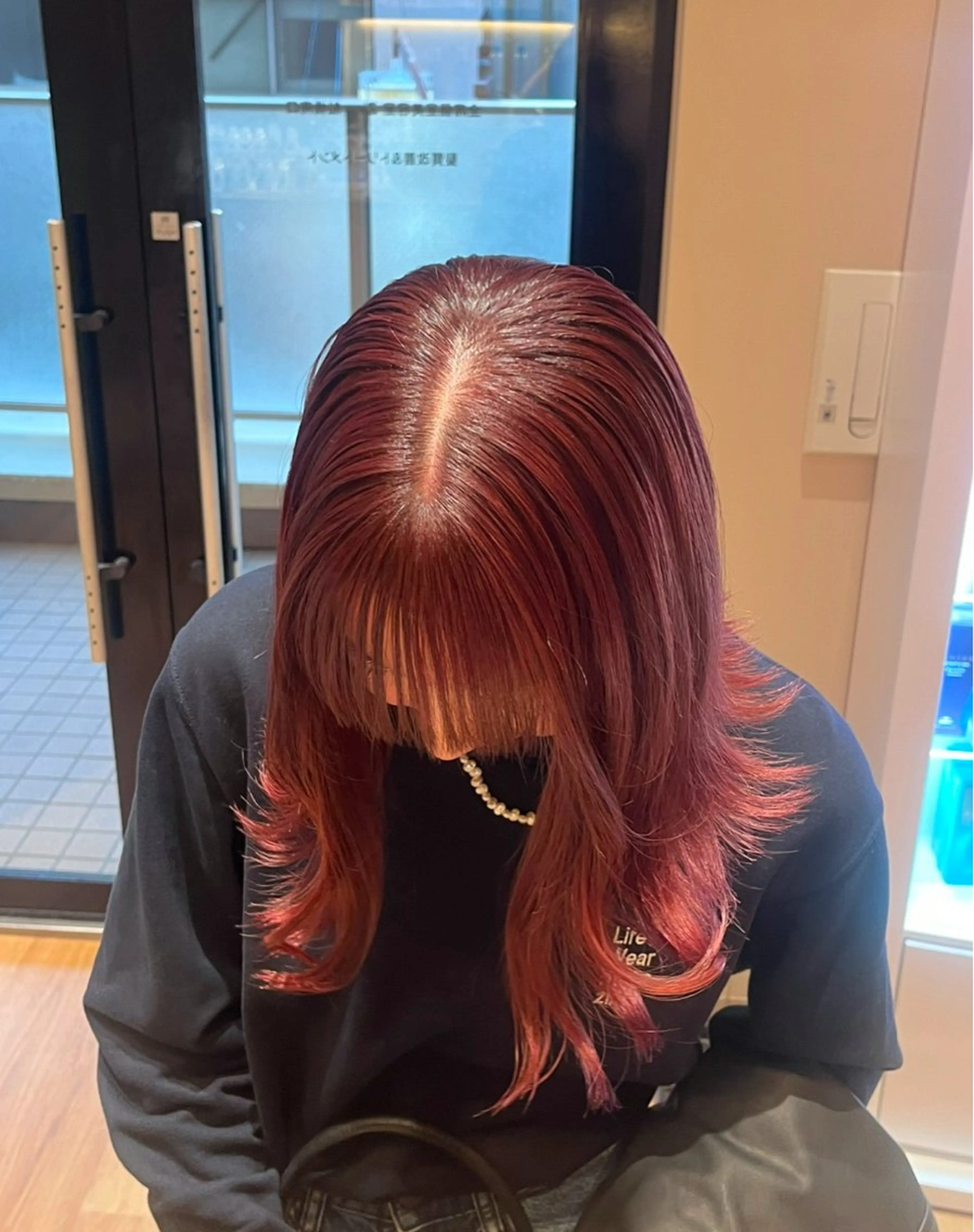 ミディアム EMANONシェアサロン千葉所属・Manami☁️ 縮毛/カットモデルのヘアスタイル