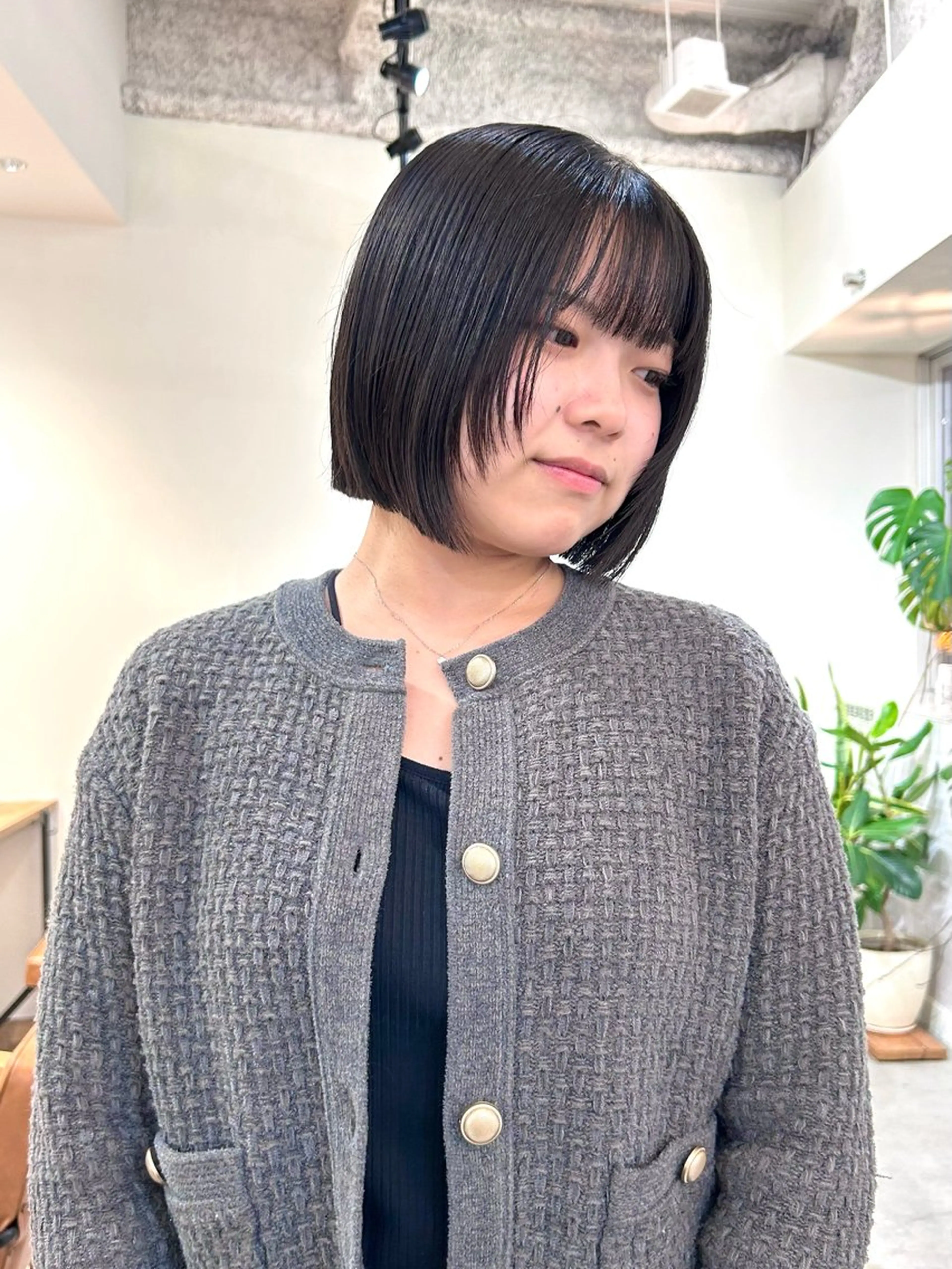 ショート カット 切りっぱなしボブ 大阪梅田/きょうかのヘアスタイル