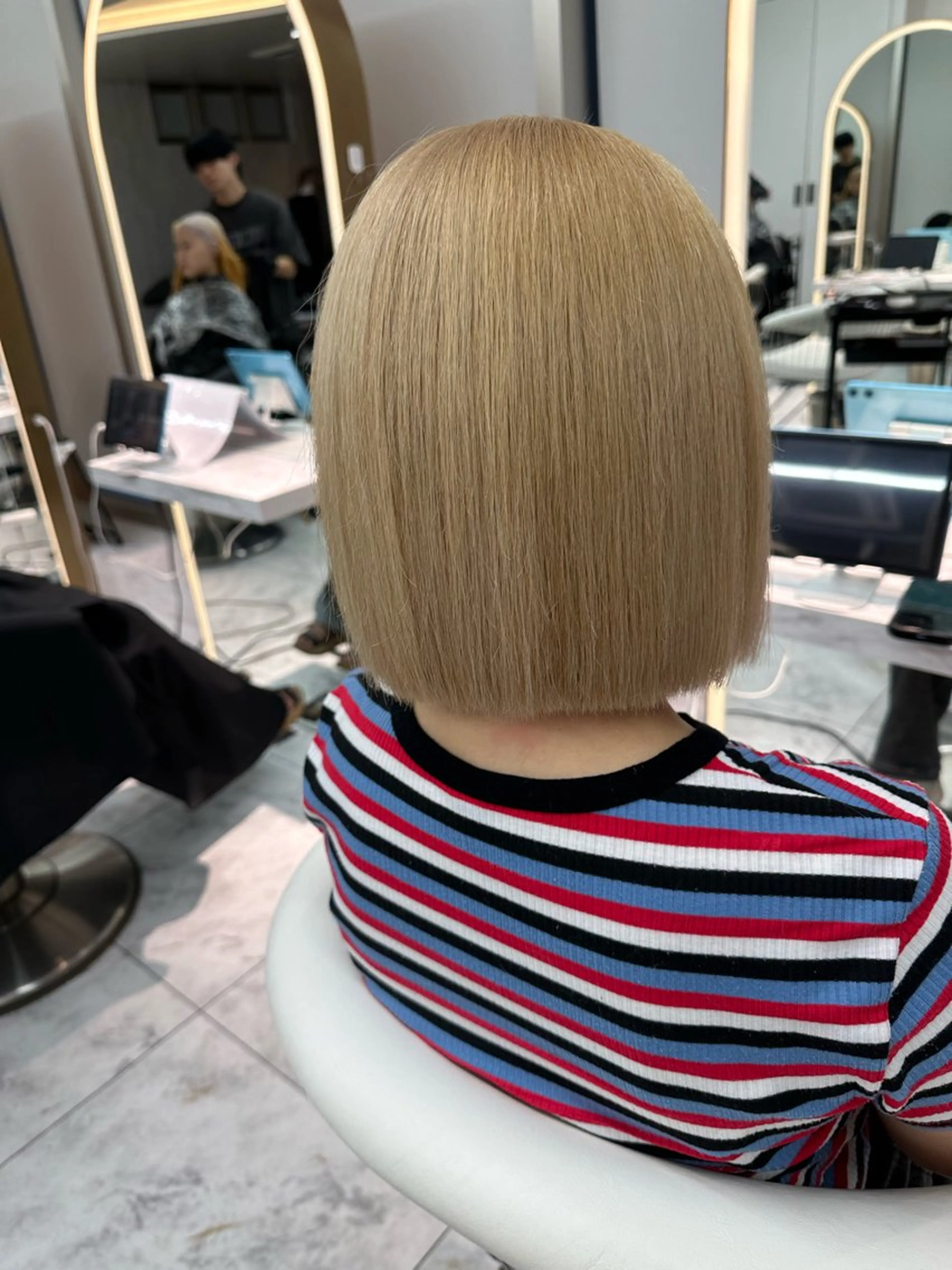 ショート 縮毛矯正 縮毛矯正 🍒楓🍒北九州1 艶カラー作る人🎨のヘアスタイル