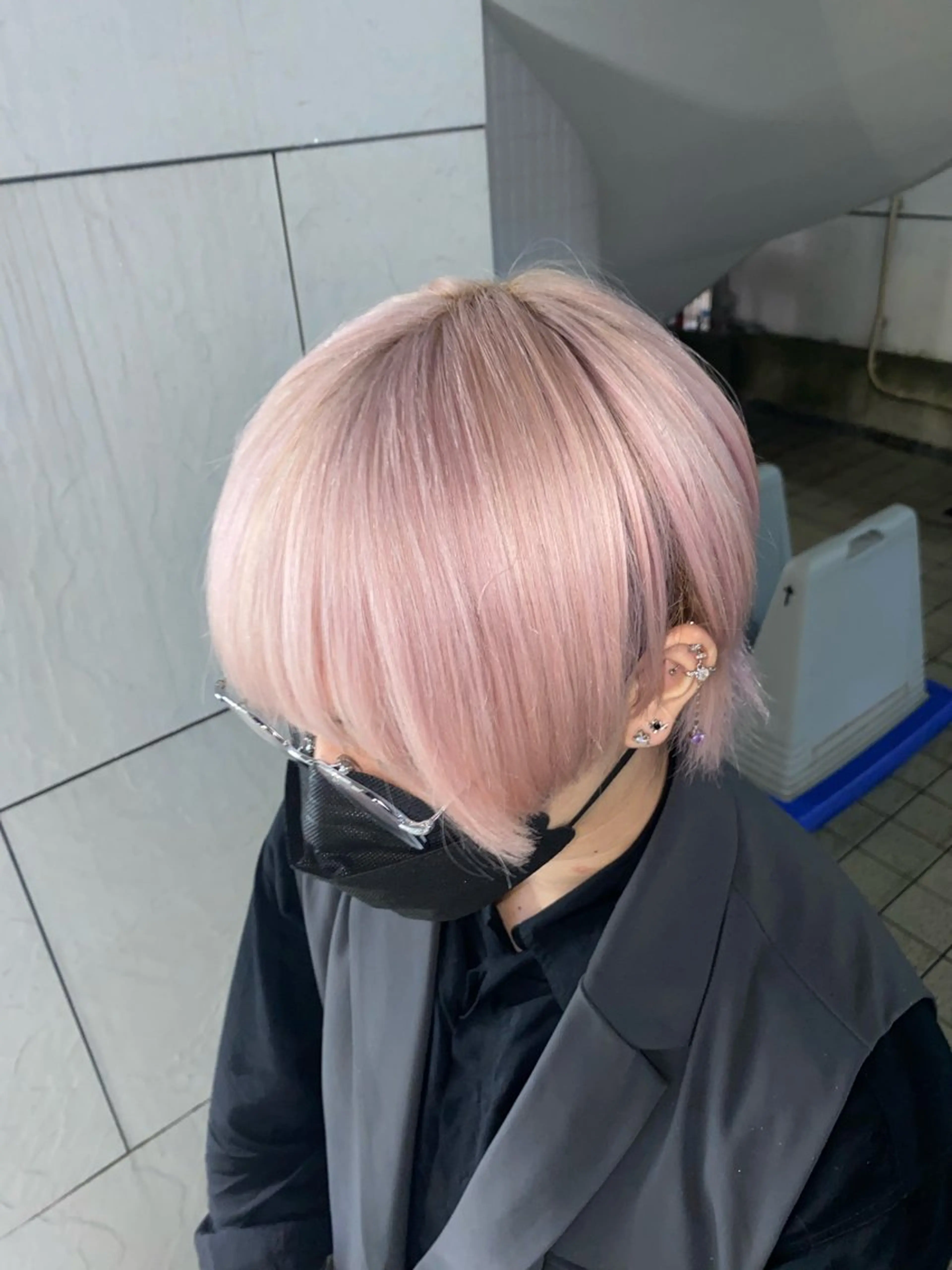 ショート カラー パーマ メンズ 🔥メンズパーマ特化 🔥店長中村雄樹のヘアスタイル