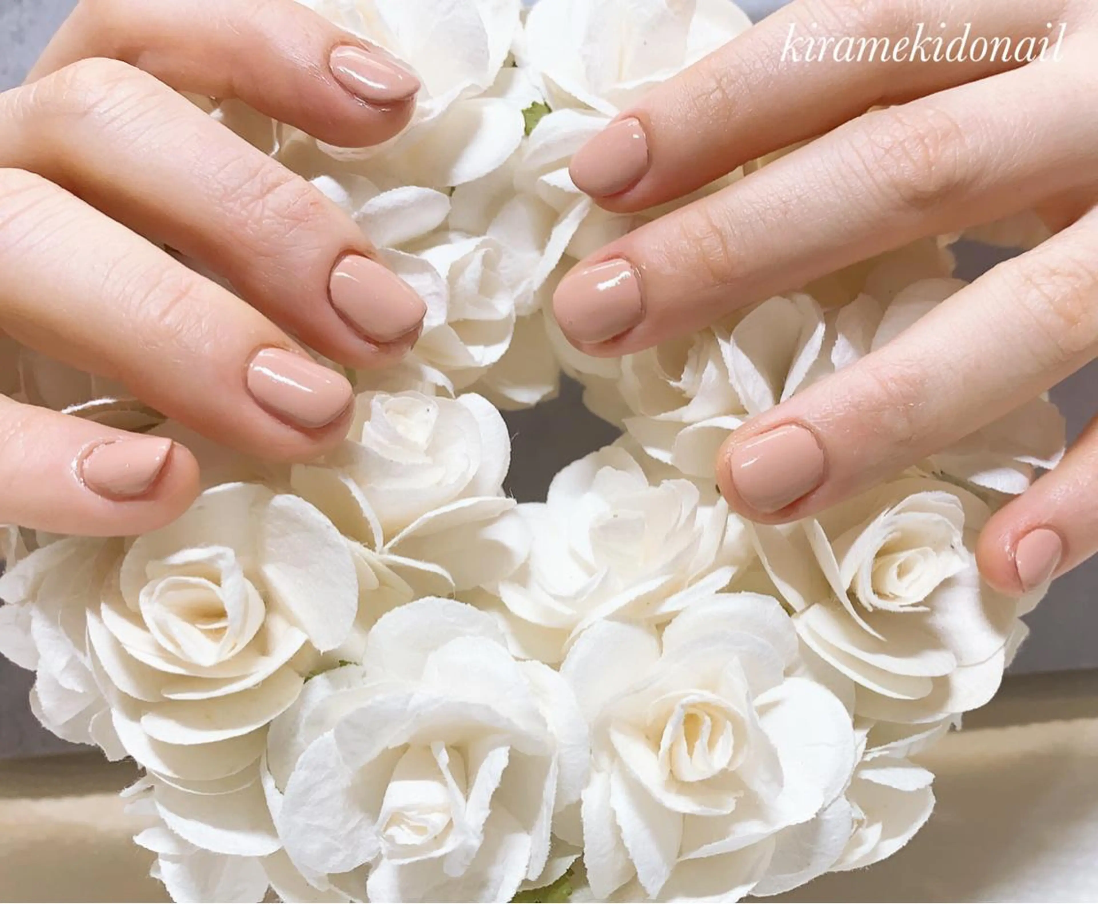 ネイル ワンカラーネイル ハンドネイル kiramekido nail salon所属・林 禅のネイルデザイン