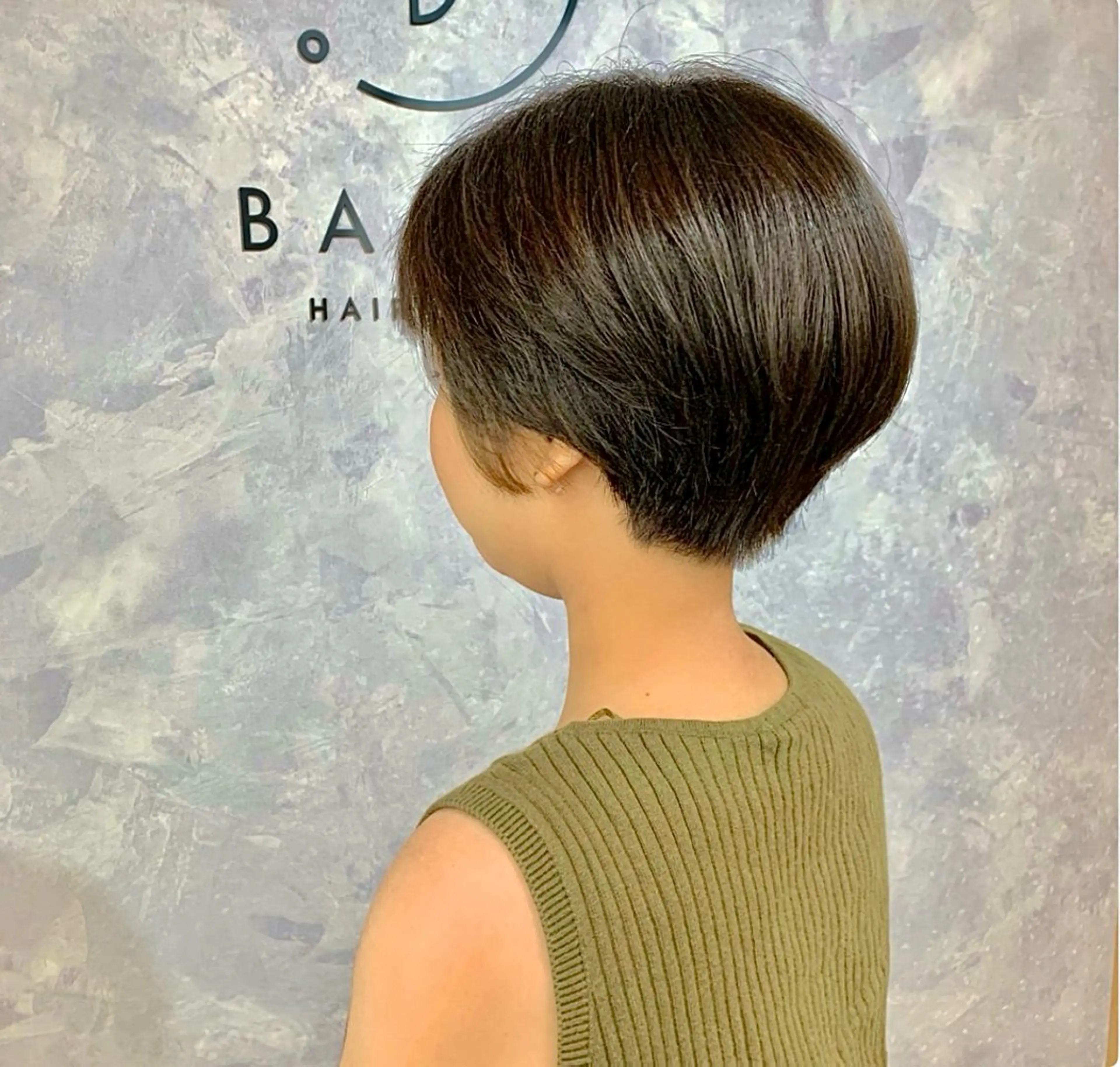 ショート カット ヘアカラー トリートメント 桜木町2分/くびれ /ボブ/ナチュラルのヘアスタイル