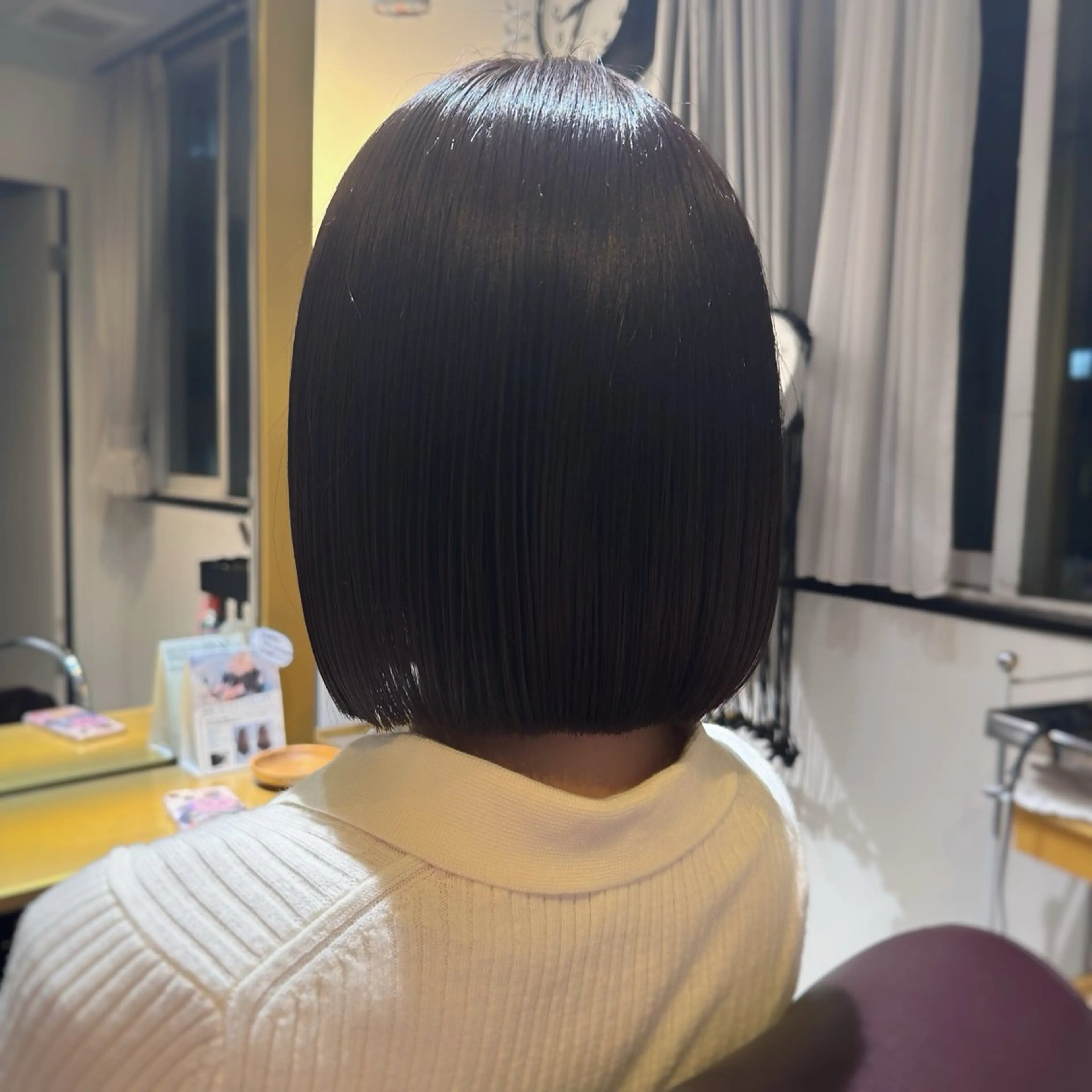 ミディアム カラー ブラウンカラー オリーブブラウン カット ヘアカラー 韓国ヘア/縮毛矯正 🧡艶カラーSakiのヘアスタイル