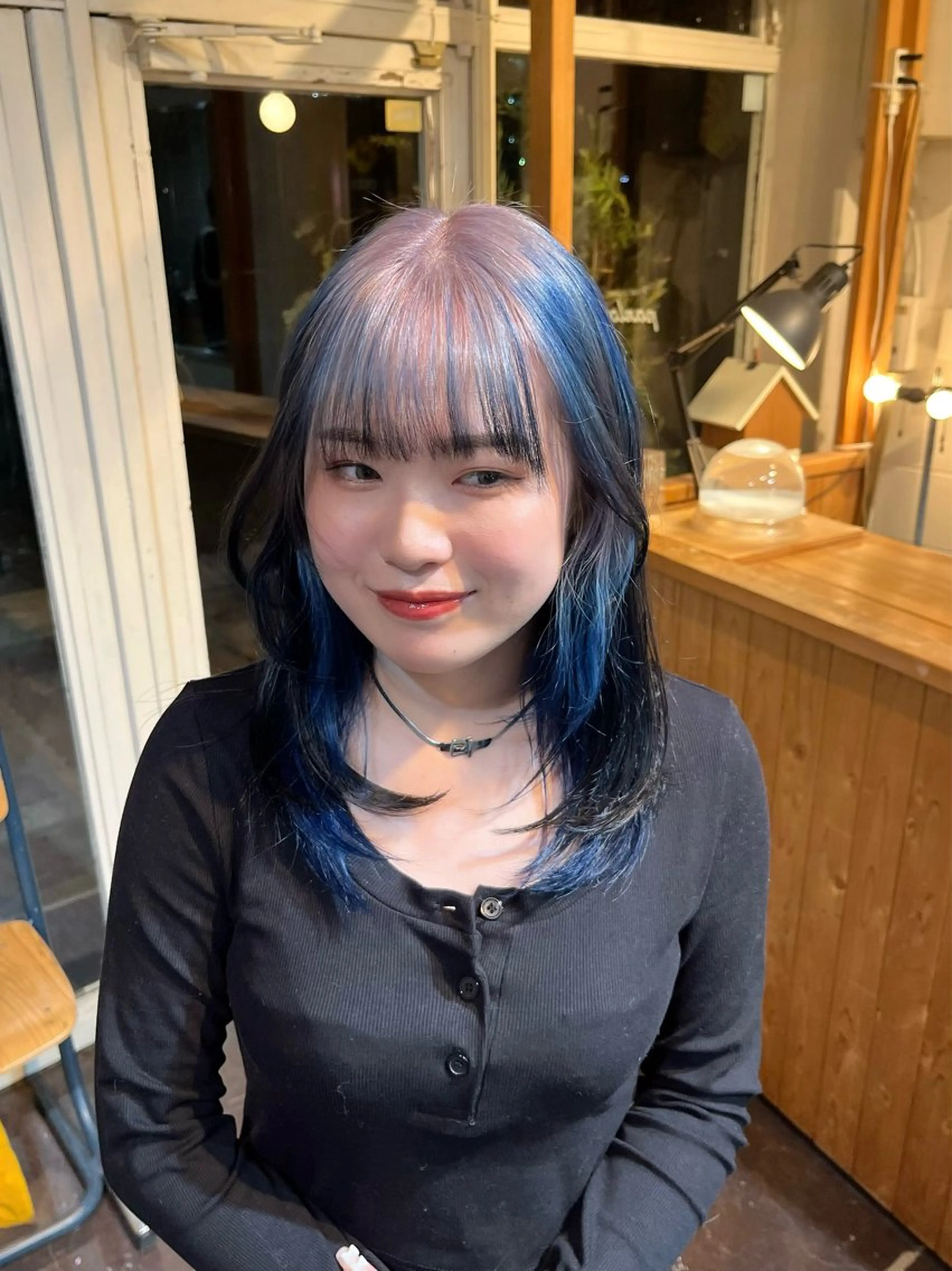 ミディアム カラー chikashitsu所属・Junmi/ﾁｶｼﾂ /堀江のヘアスタイル