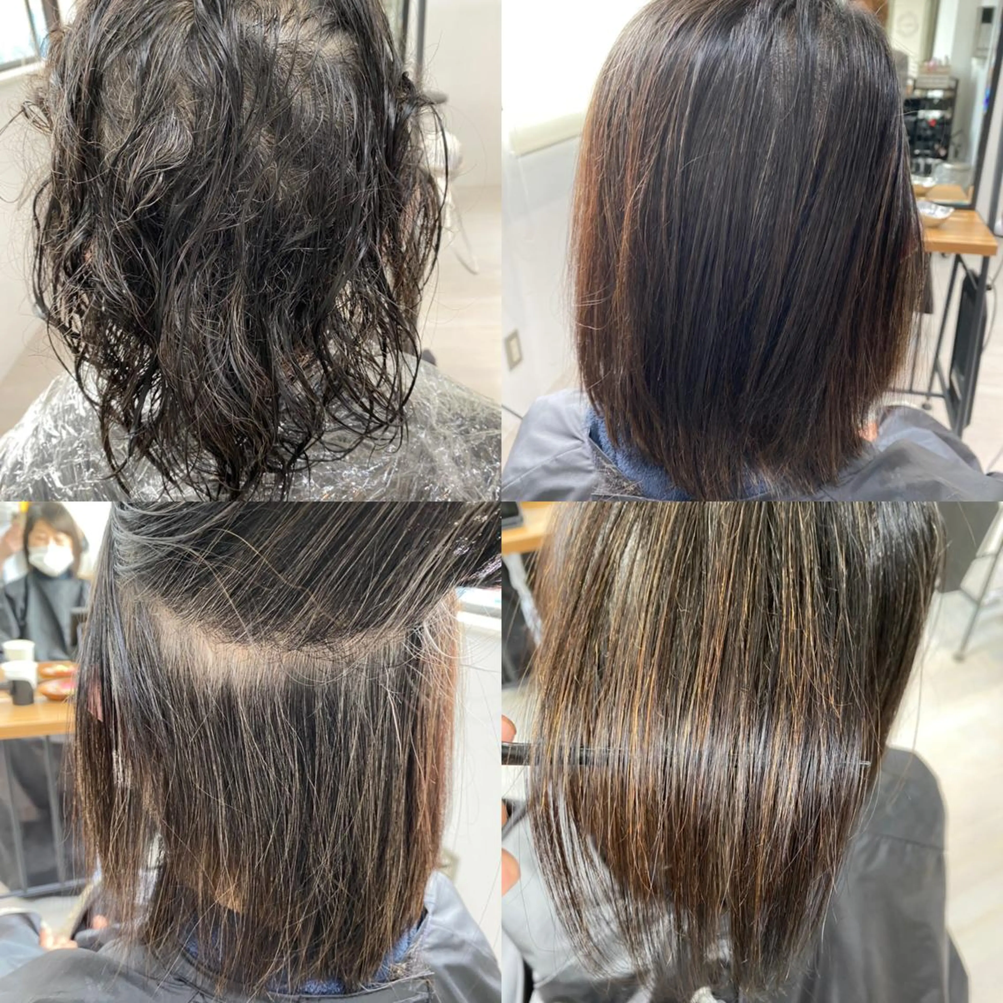 ショート カット 縮毛矯正 トリートメント a-o岡野　こやま しんぺいのヘアスタイル