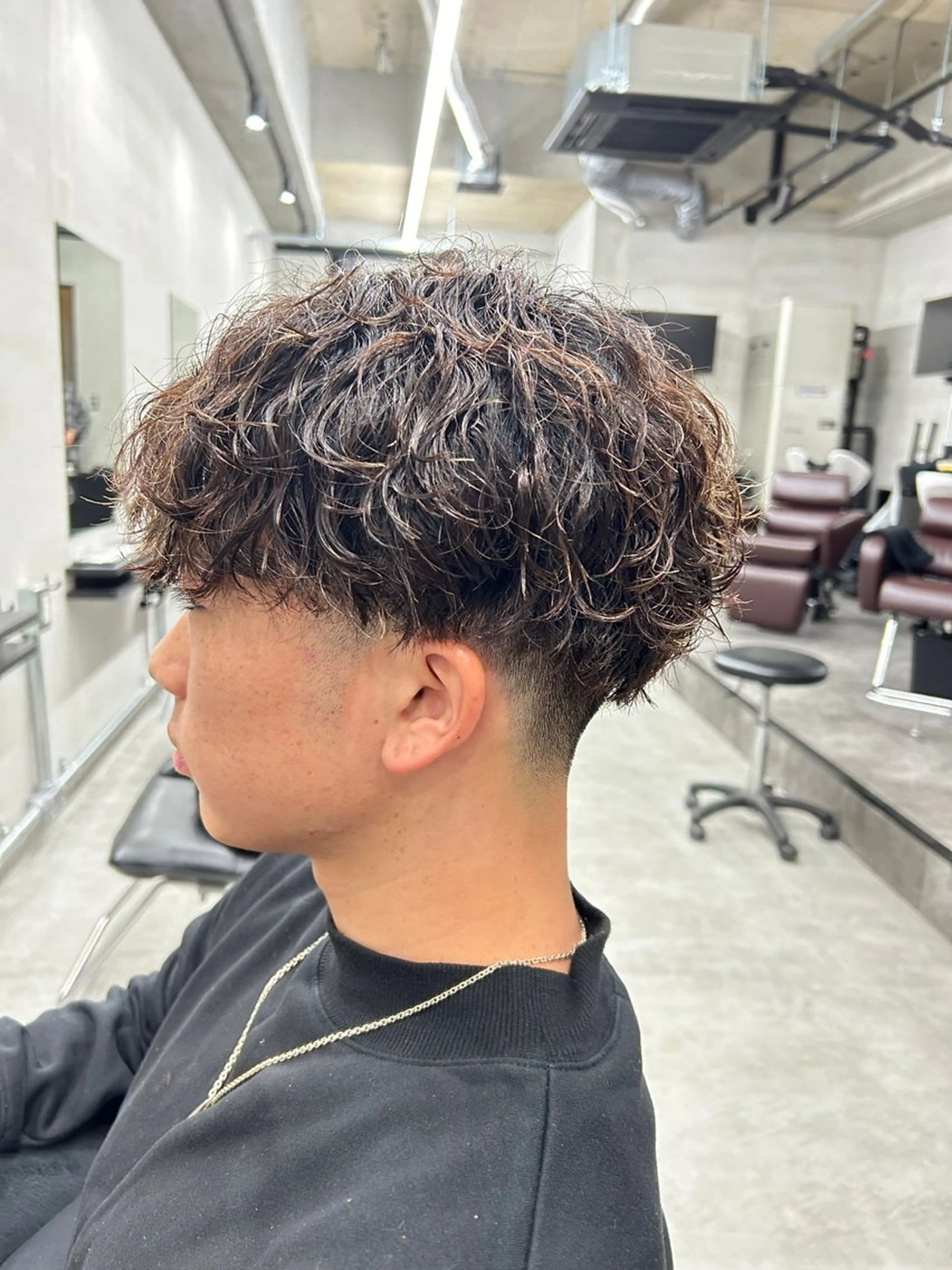 ショート パーマ メンズ カット パーマ 大和田 玲円/メンズ専門のヘアスタイル