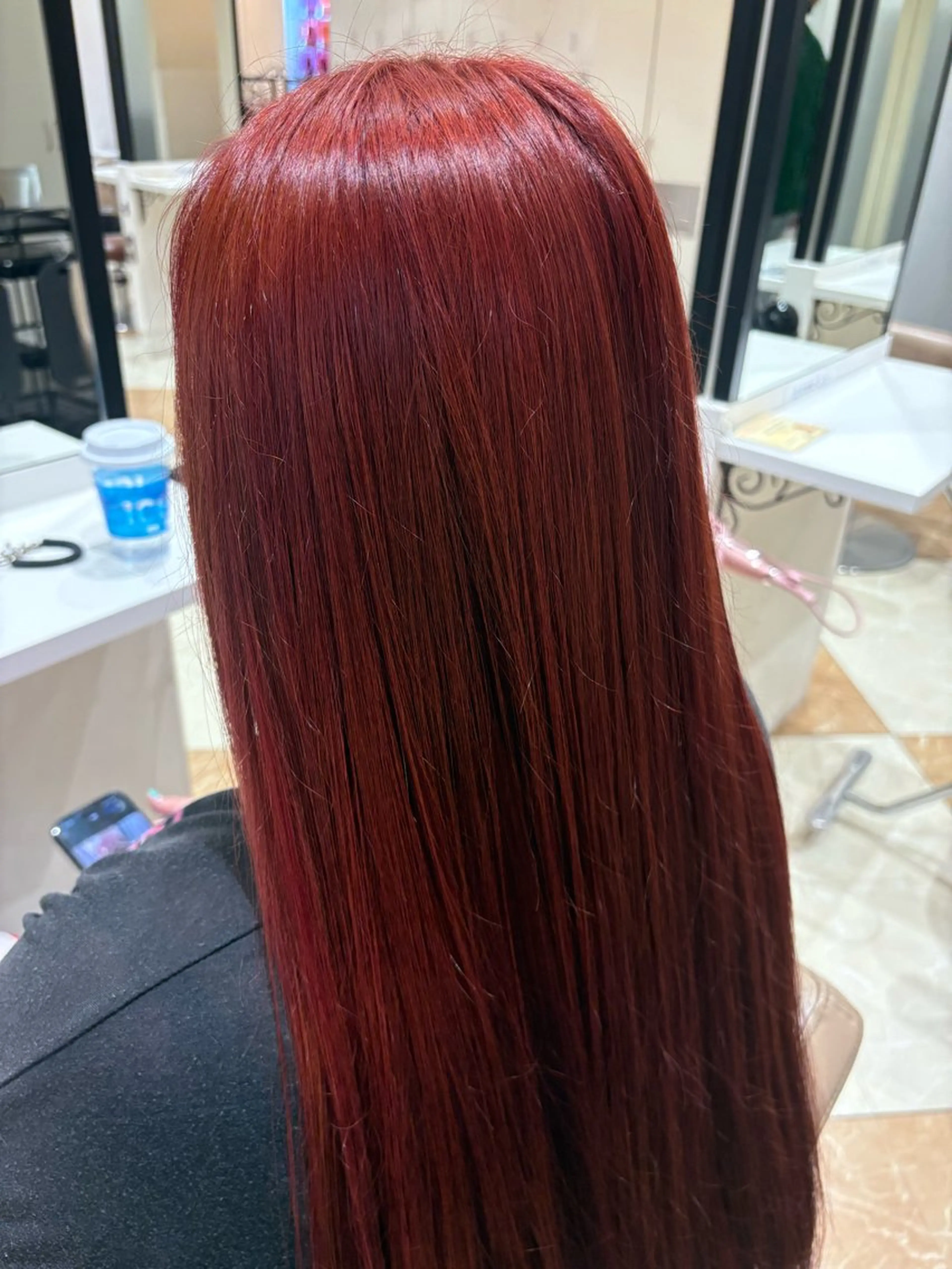 ロング 相馬 菜々子のヘアスタイル