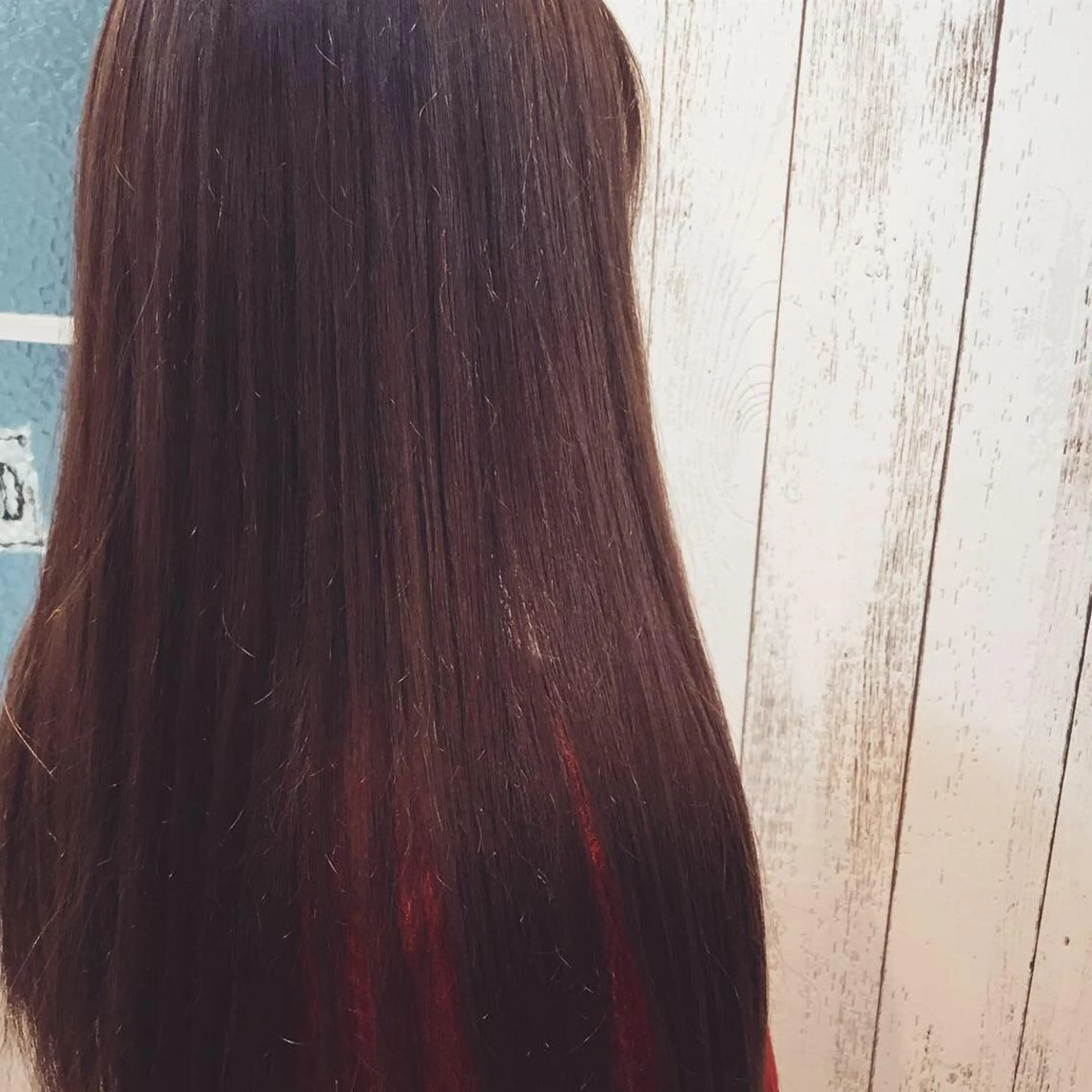 ロング カラー パーマ 金崎 新吾のヘアスタイル