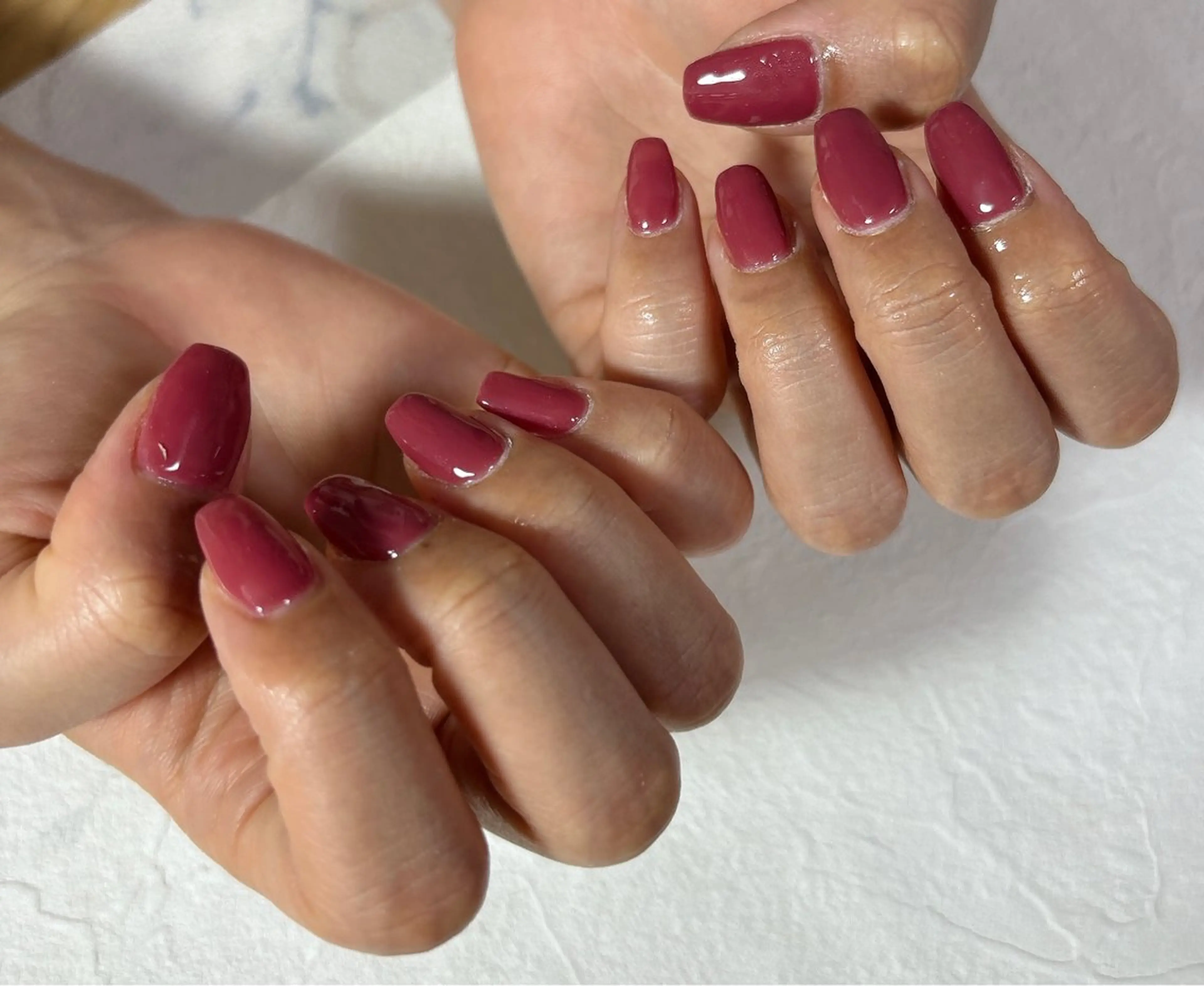 ネイル オーロラネイル フットネイル フレンチネイル ジェルネイル 韓国ネイル Mogu nail 二子玉川のネイルデザイン