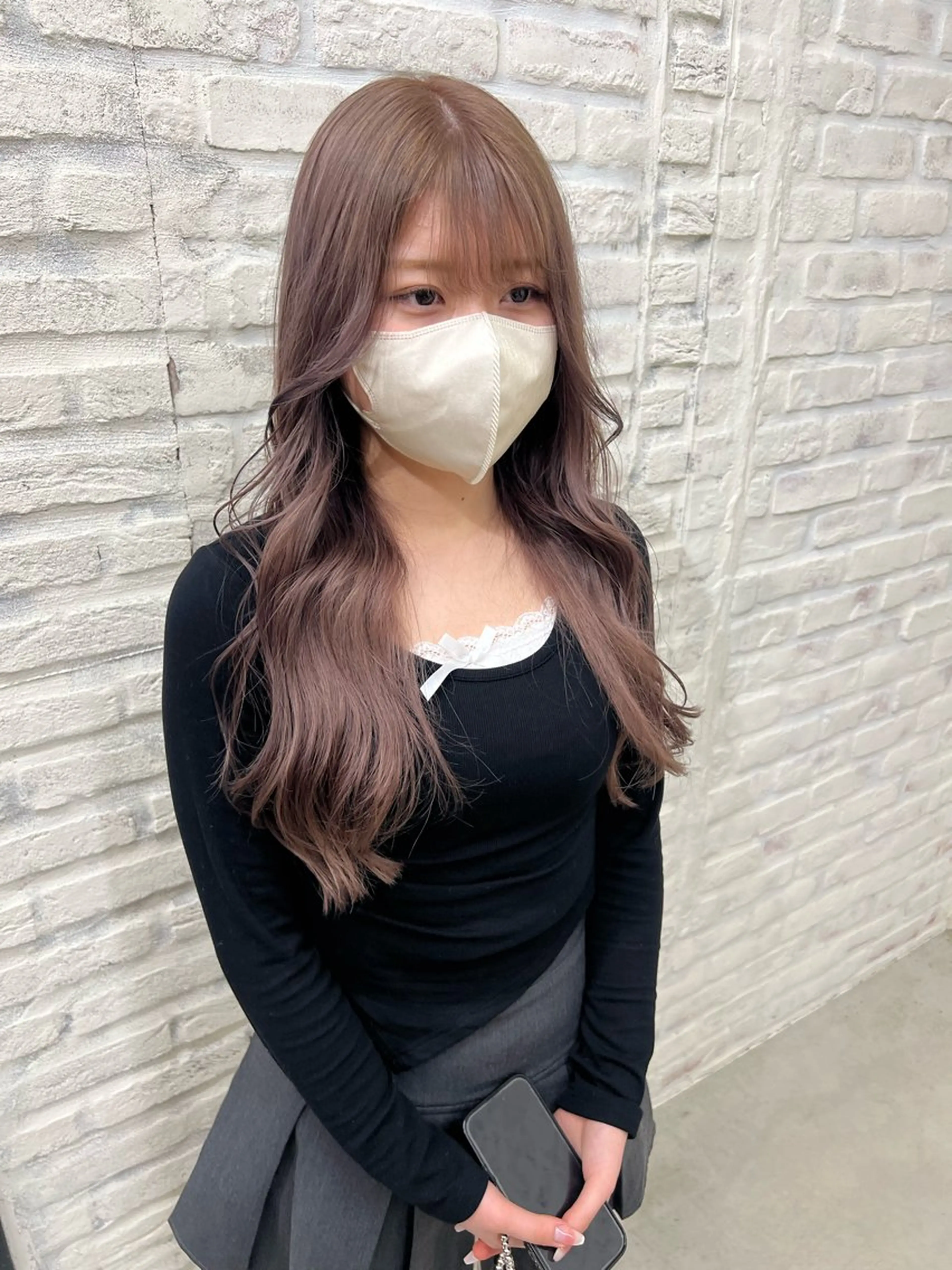 ロング カット ヘアカラー トリートメント 池本 勇大のヘアスタイル