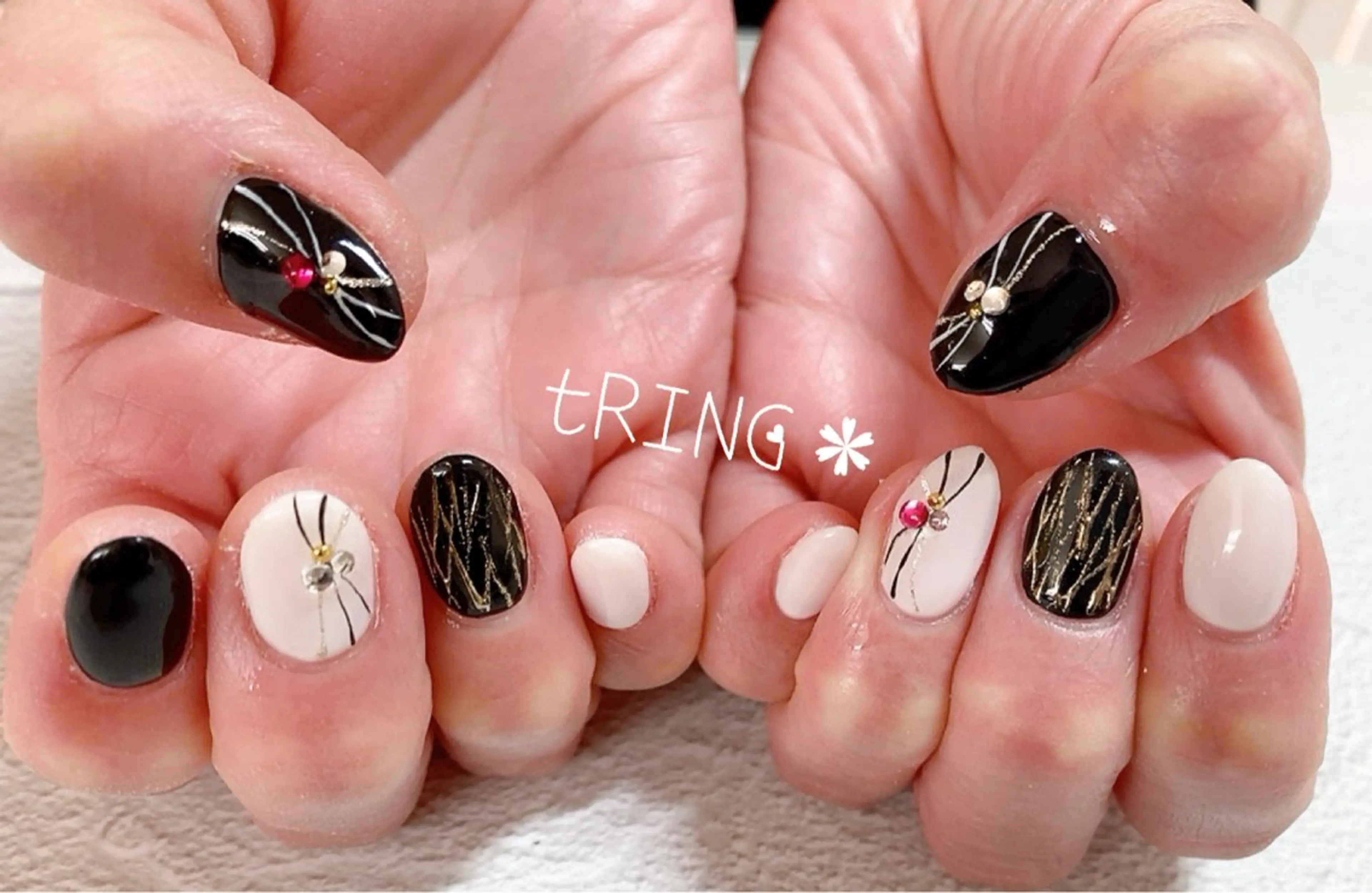 ネイル ハンドネイル tRING* しいの木台のネイルデザイン