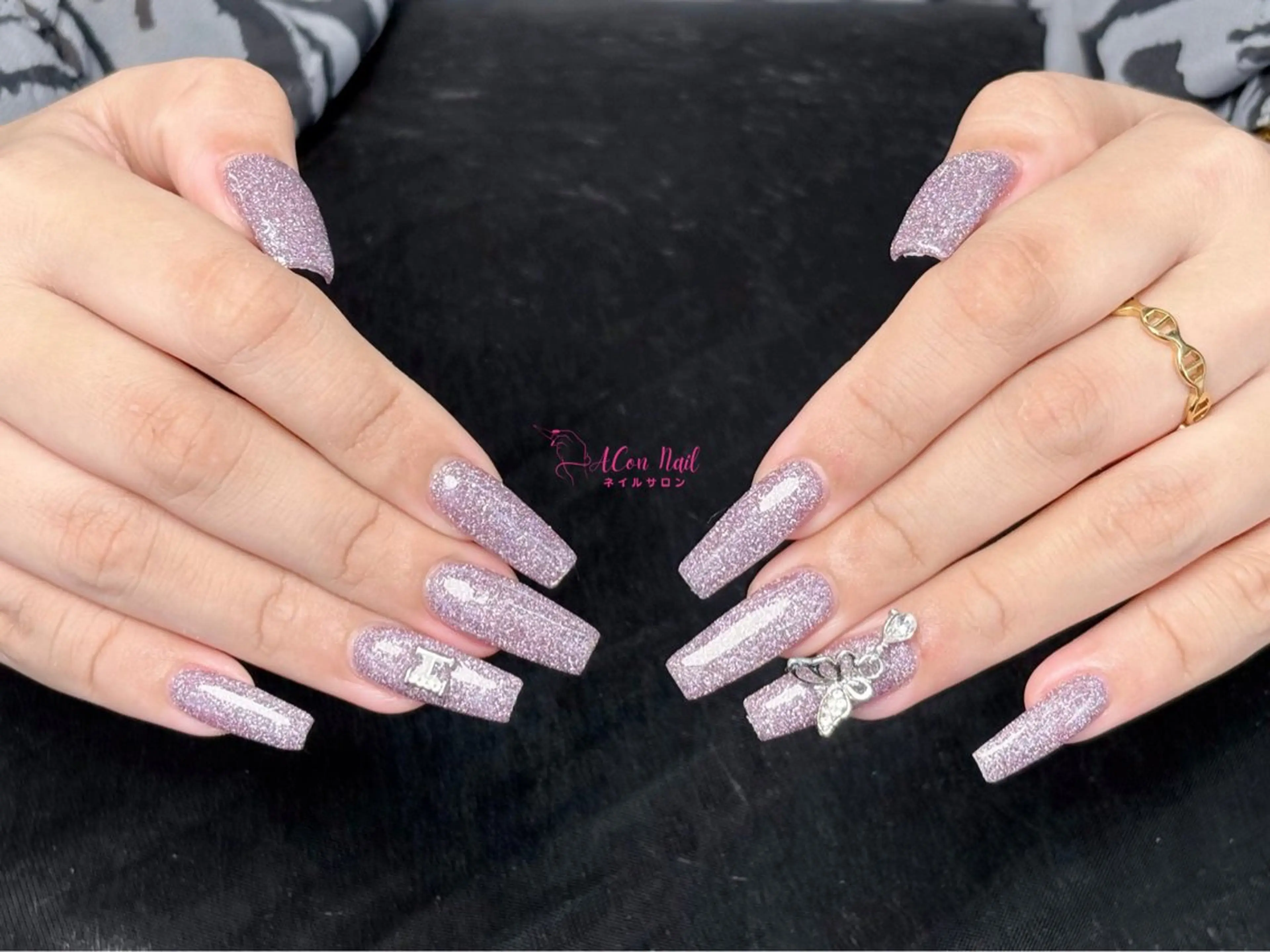 ネイル 桜ネイル 長さ出し フラワーネイル フレンチネイル ジェルネイル ハンドネイル AConNailSalon所属・ACon NailSalonのネイルデザイン