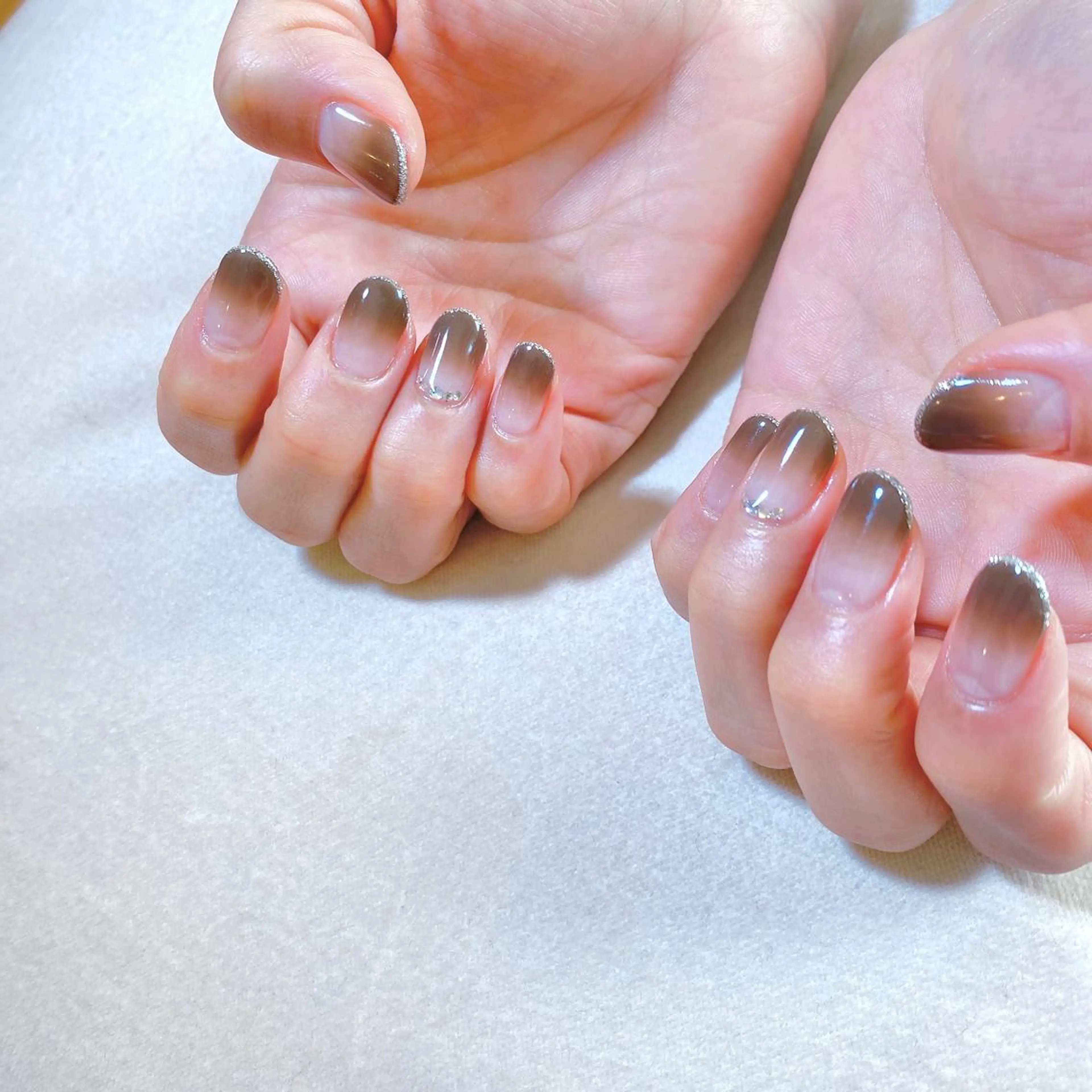 ネイル ラメ(グリッター) ハンドネイル Nail Room Bellisのネイルデザイン