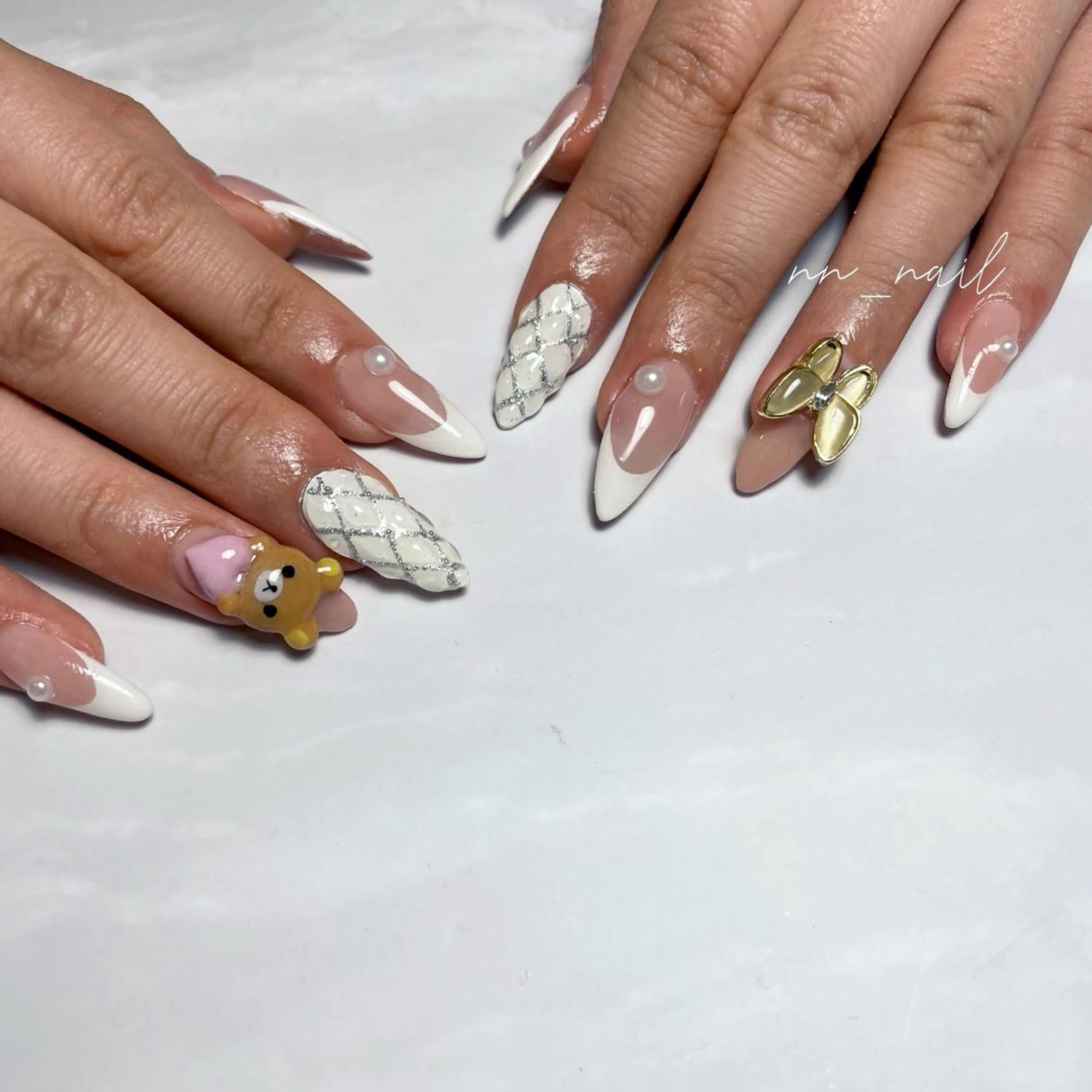 ネイル フレンチネイル ume hairsalon所属・nono/ 熊取ﾈｲﾙｻﾛﾝのネイルデザイン