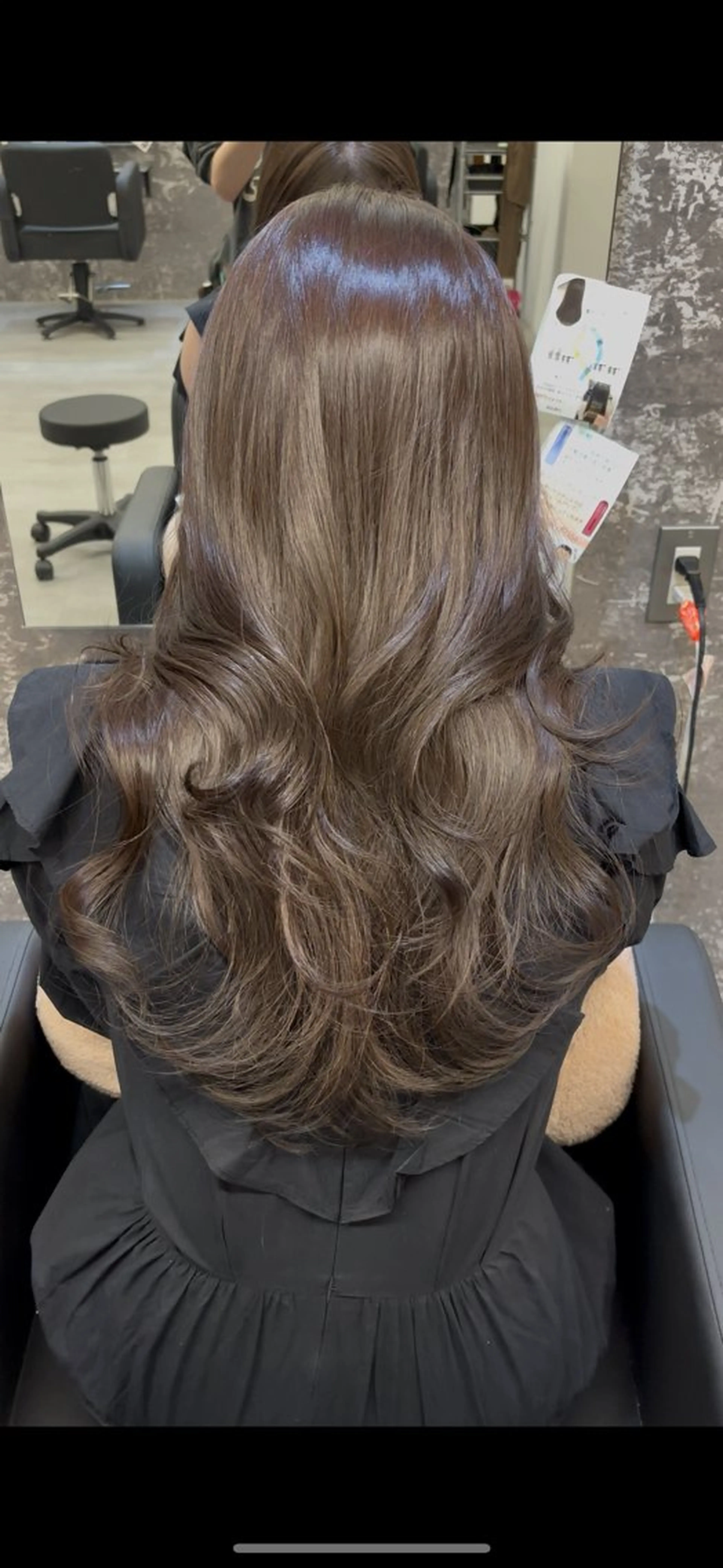 セミロング カット ヘアカラー トリートメント レイヤーカット🫧艶 カラー/LILICAのヘアスタイル