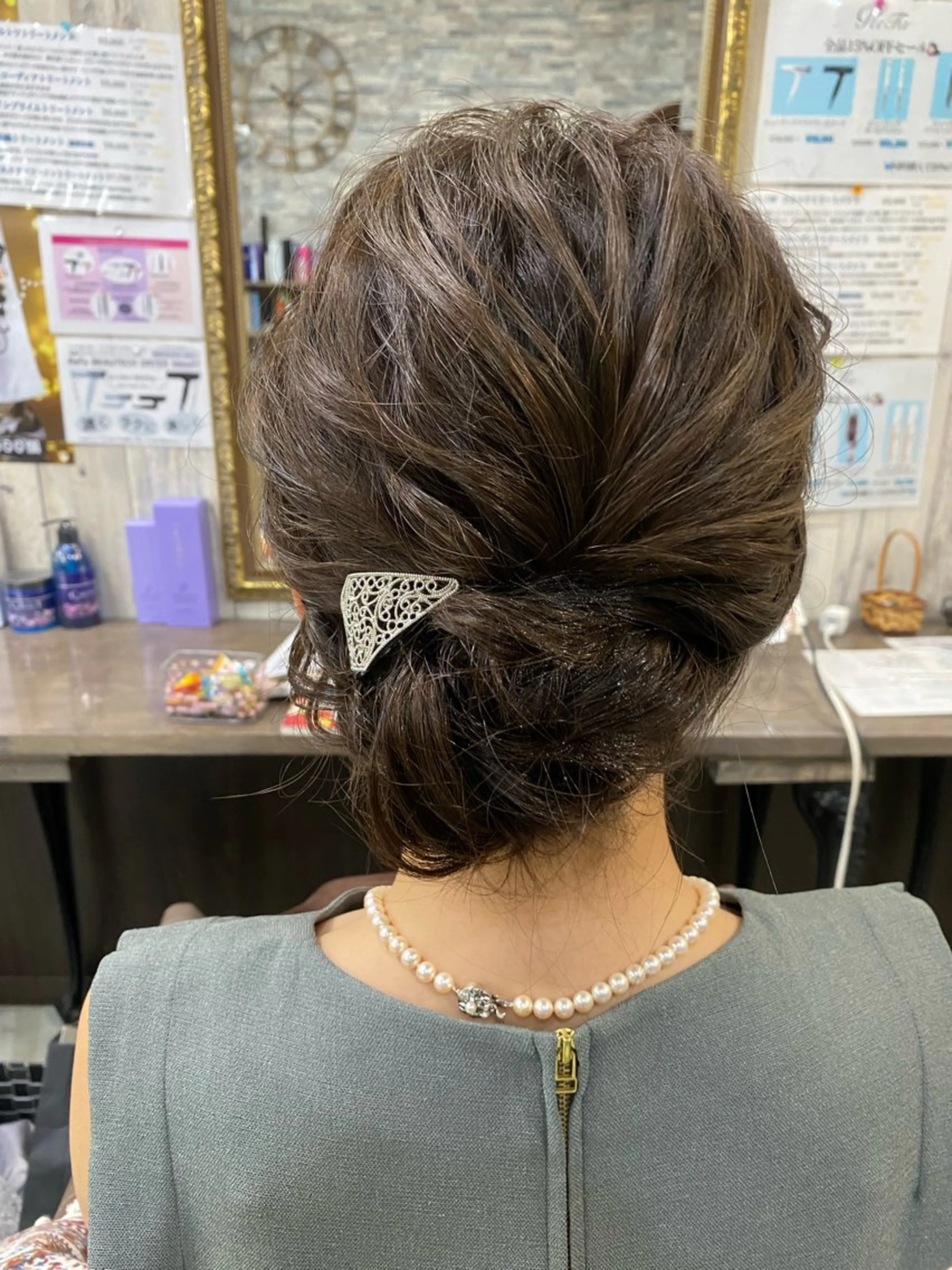 ミディアム ヘアセット 土屋朱理/ Doukeshiのヘアスタイル