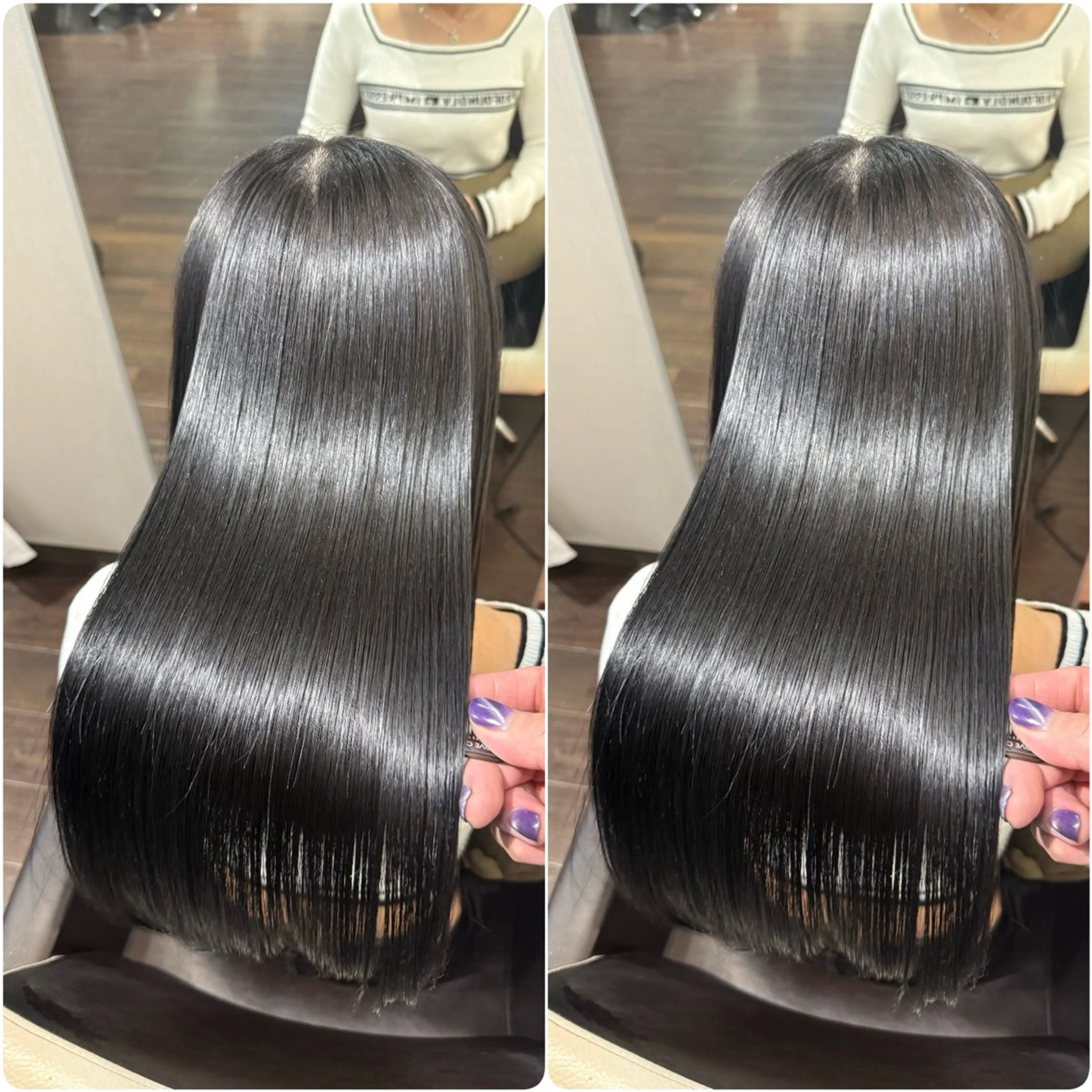 ロング カット 縮毛矯正 トリートメント ヘッドスパ youres hair 東口店所属・🌸ULTOWA🌸 髪質改善/縮毛/店長のヘアスタイル