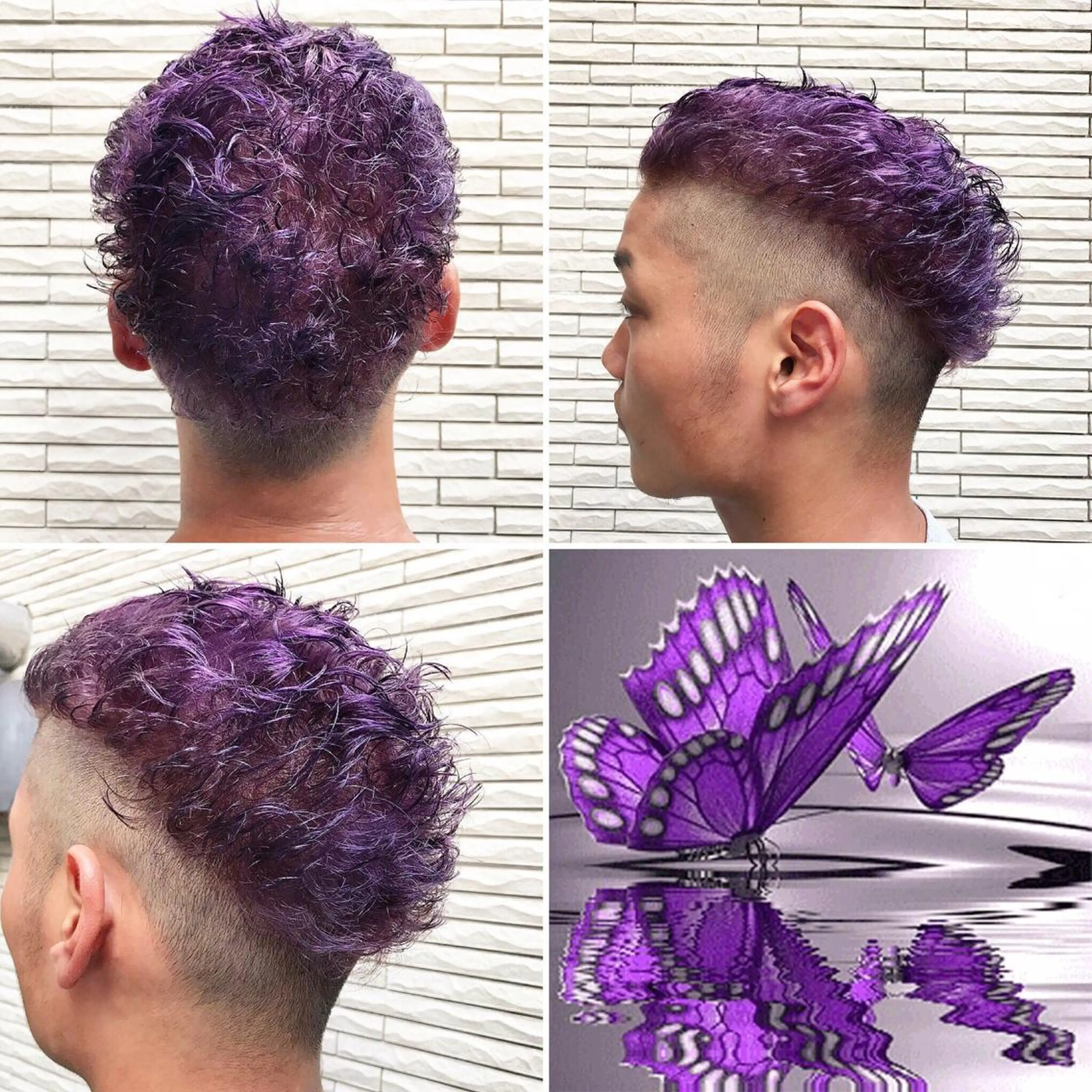 ショート カラー メンズ ヘアカラー トリートメント "PEPPU "所属・派手髪、ハイトーン ショートヘアShinのヘアスタイル