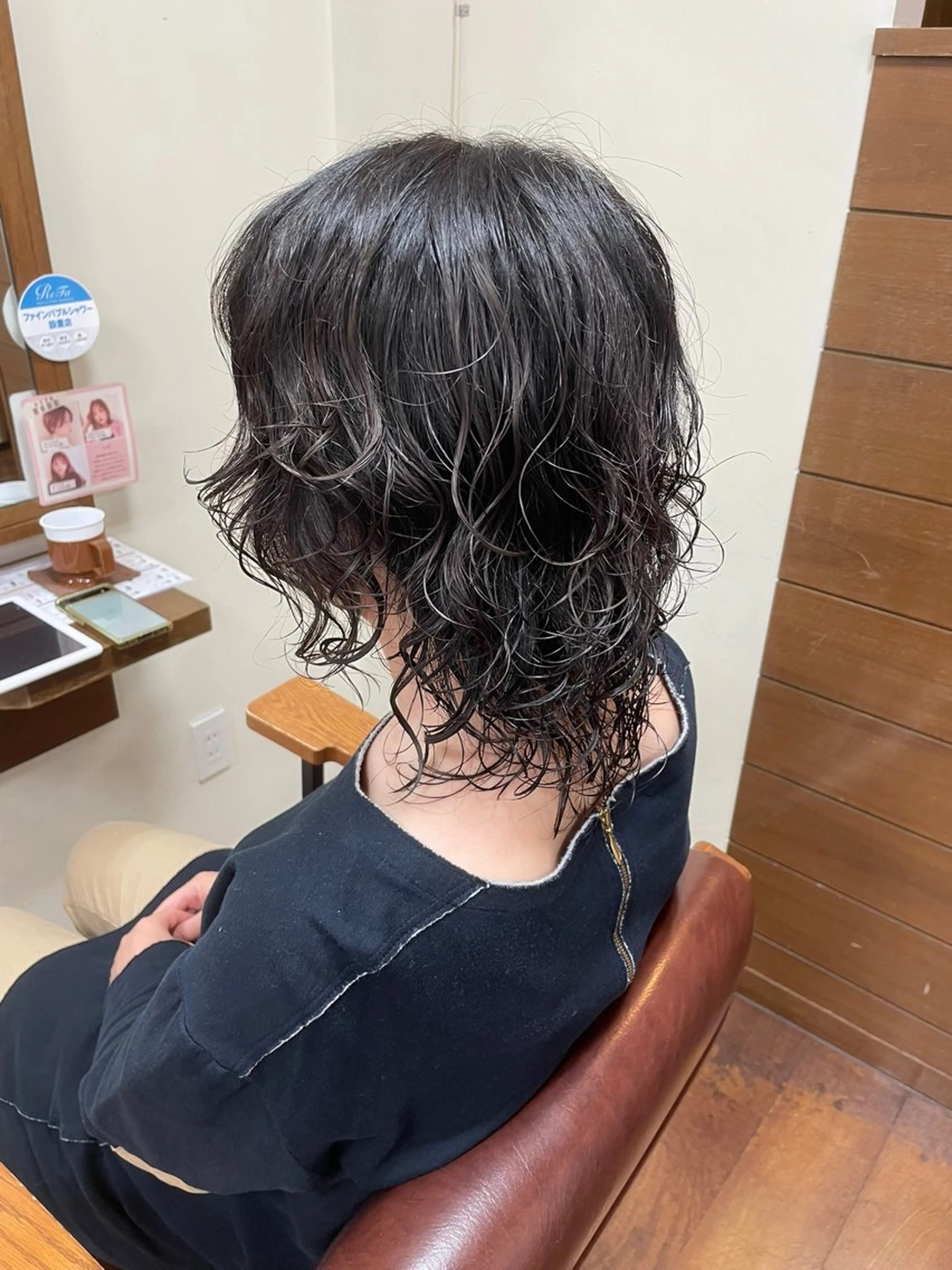 ミディアム ミディアムレイヤー ミディアムパーマ レイヤーカット カット パーマ 髪質改善/ 望月彩斗のヘアスタイル