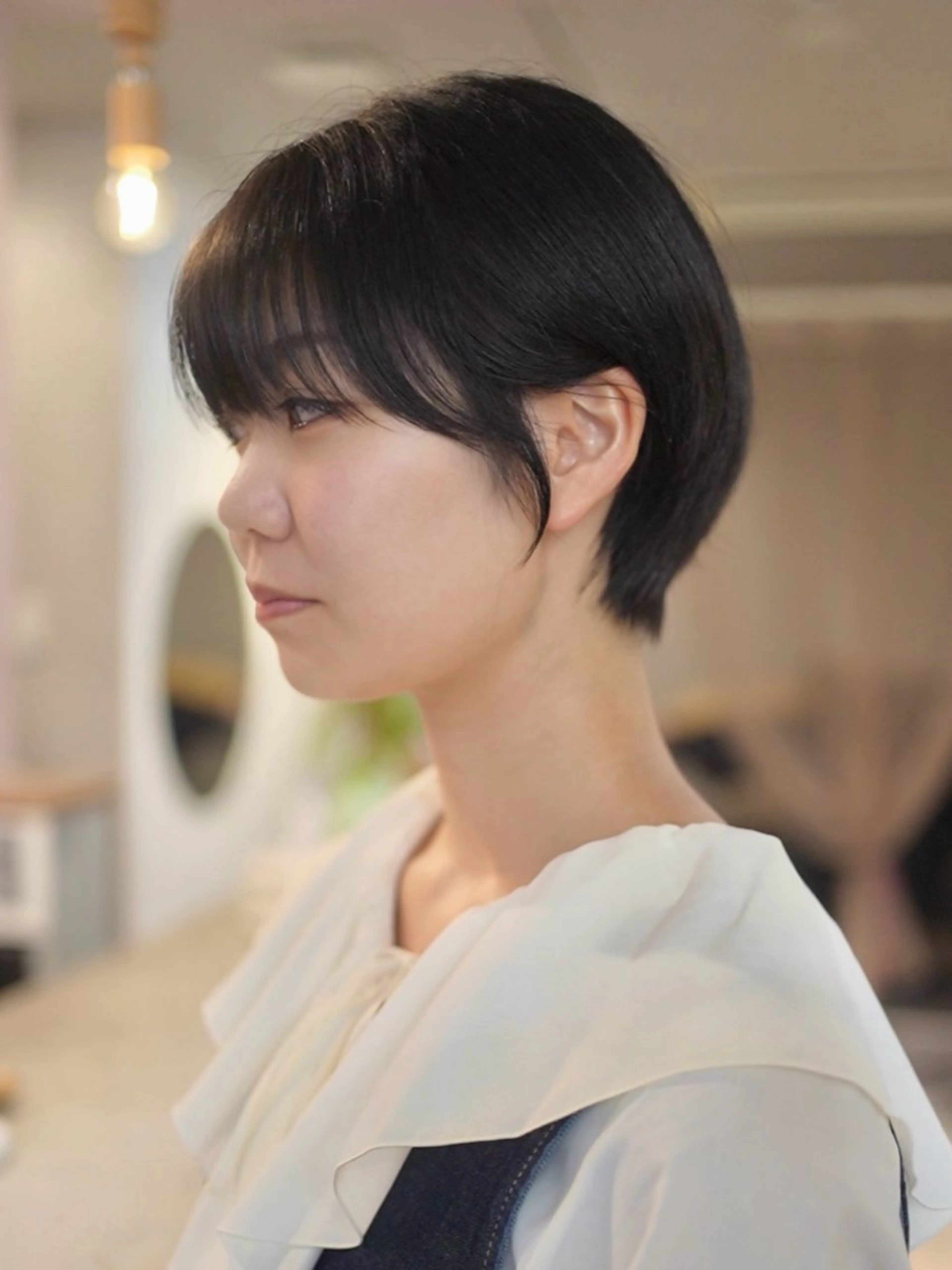 ショート カット ヘアカラー はまだ かんたのヘアスタイル