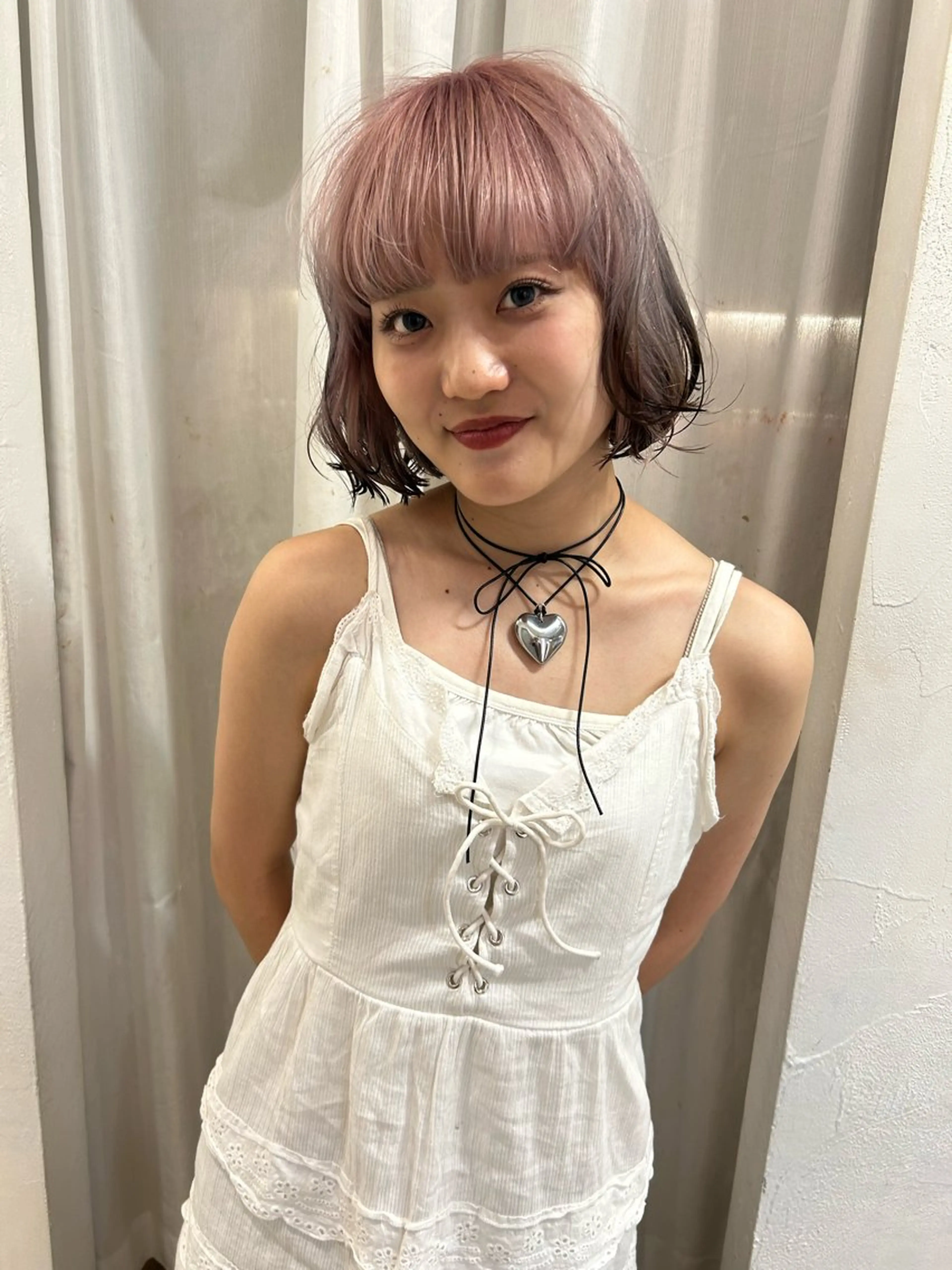 ミディアム カラー ヘアカラー トリートメント ケアパーマ/ブリーチ daisukeのヘアスタイル