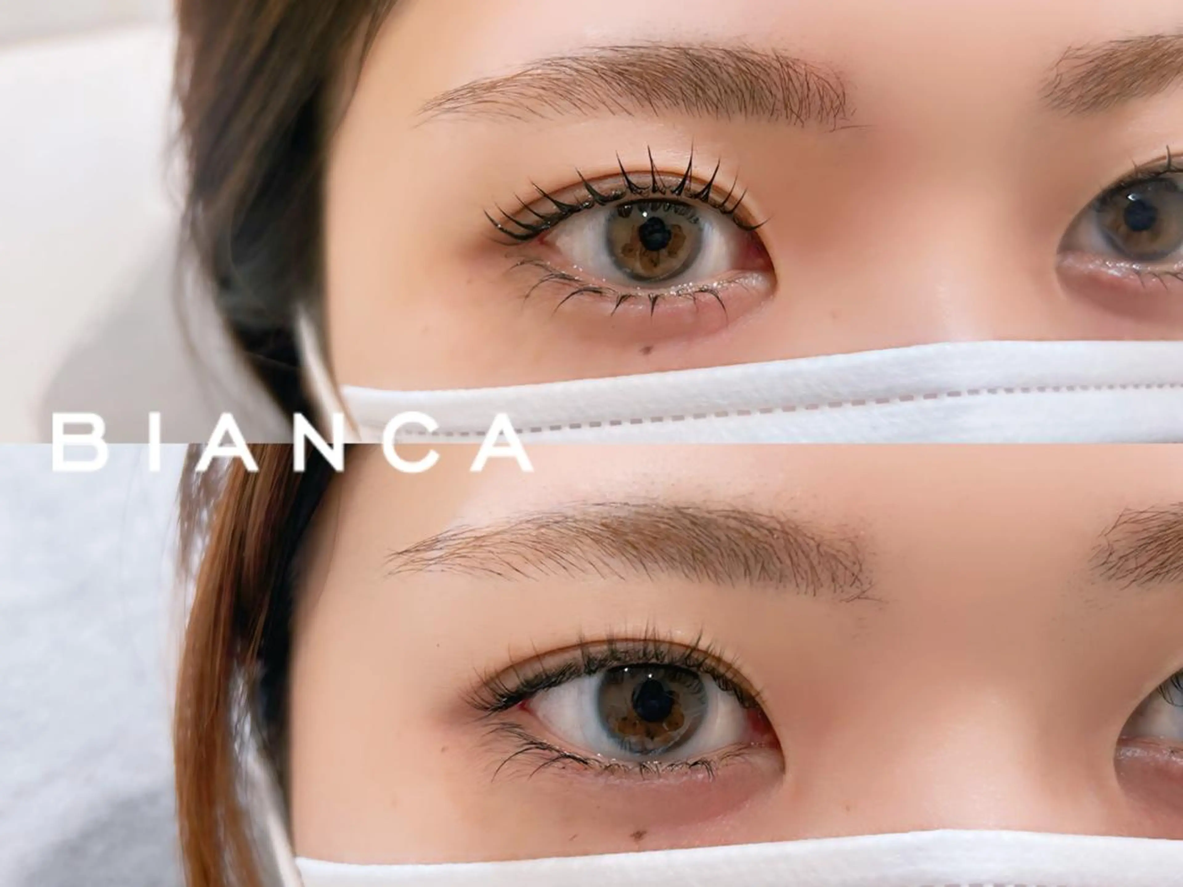 マツエク・マツパ 一重×まつ毛パーマ Bianca 中神のマツエク・マツパデザイン