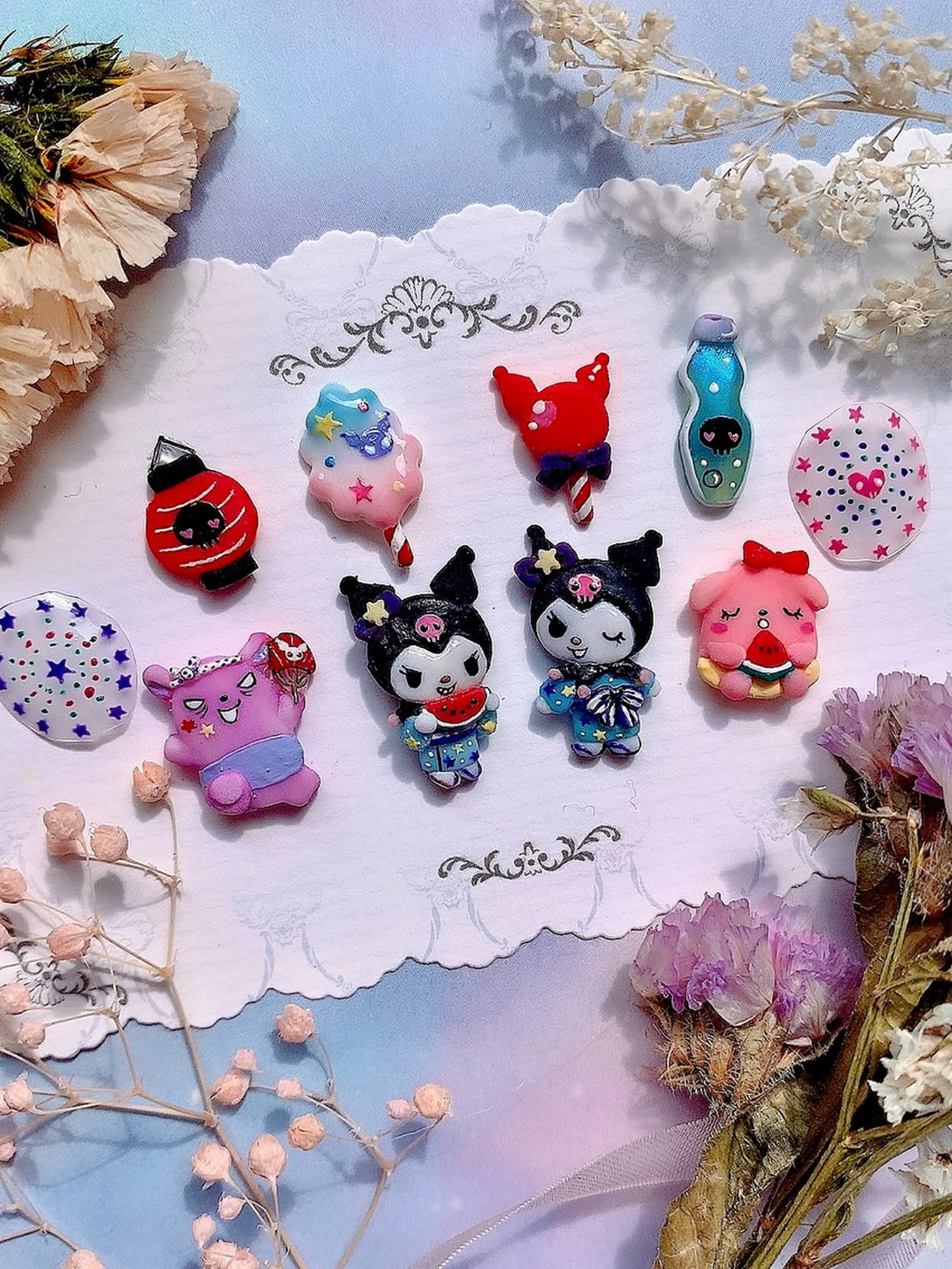 ネイル アートネイル 夏ネイル シェアサロンLei.g(レイジー)所属・3Dアートネイル💗 都築レナのネイルデザイン