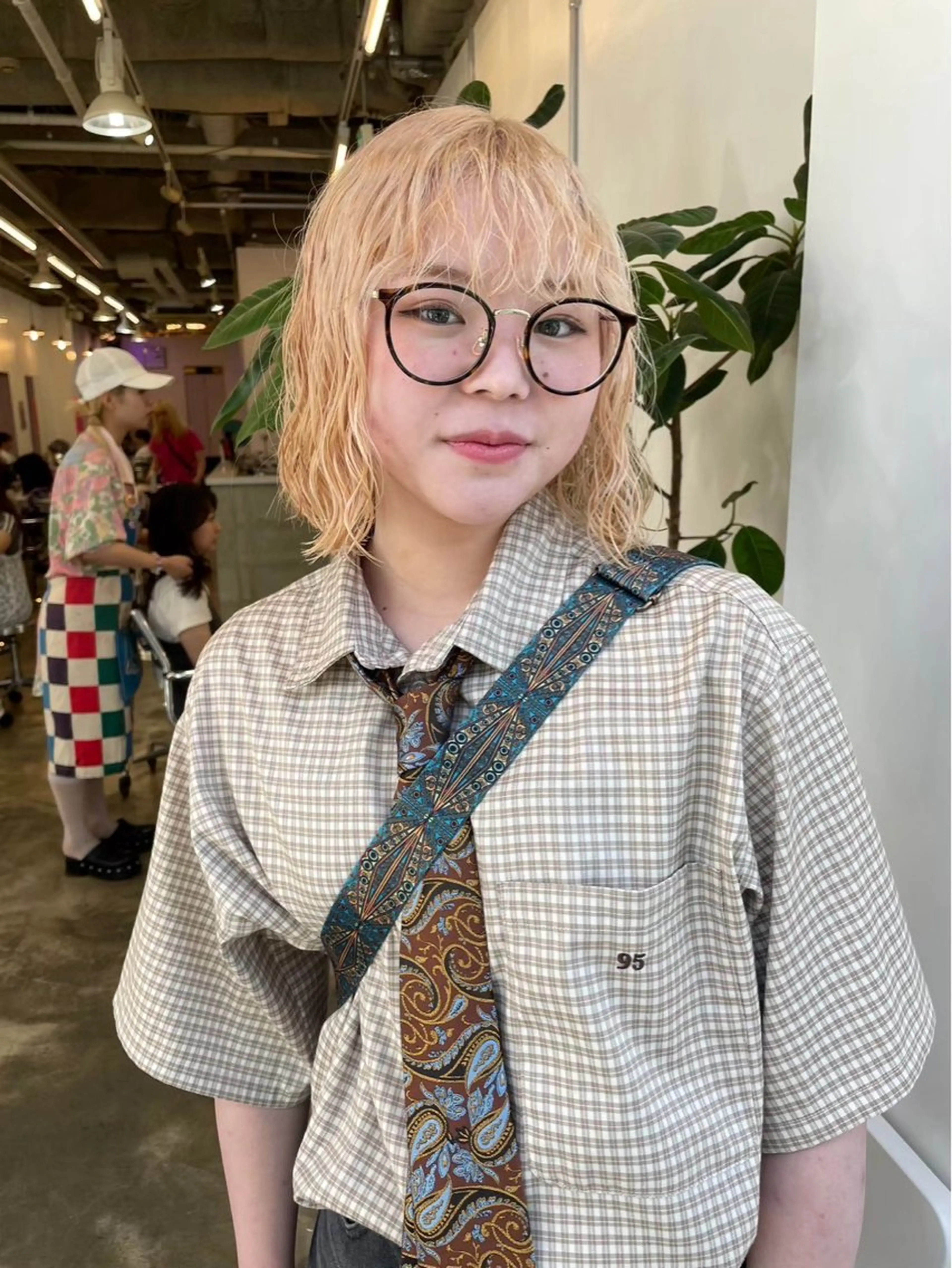 カラー ness 一花のヘアスタイル
