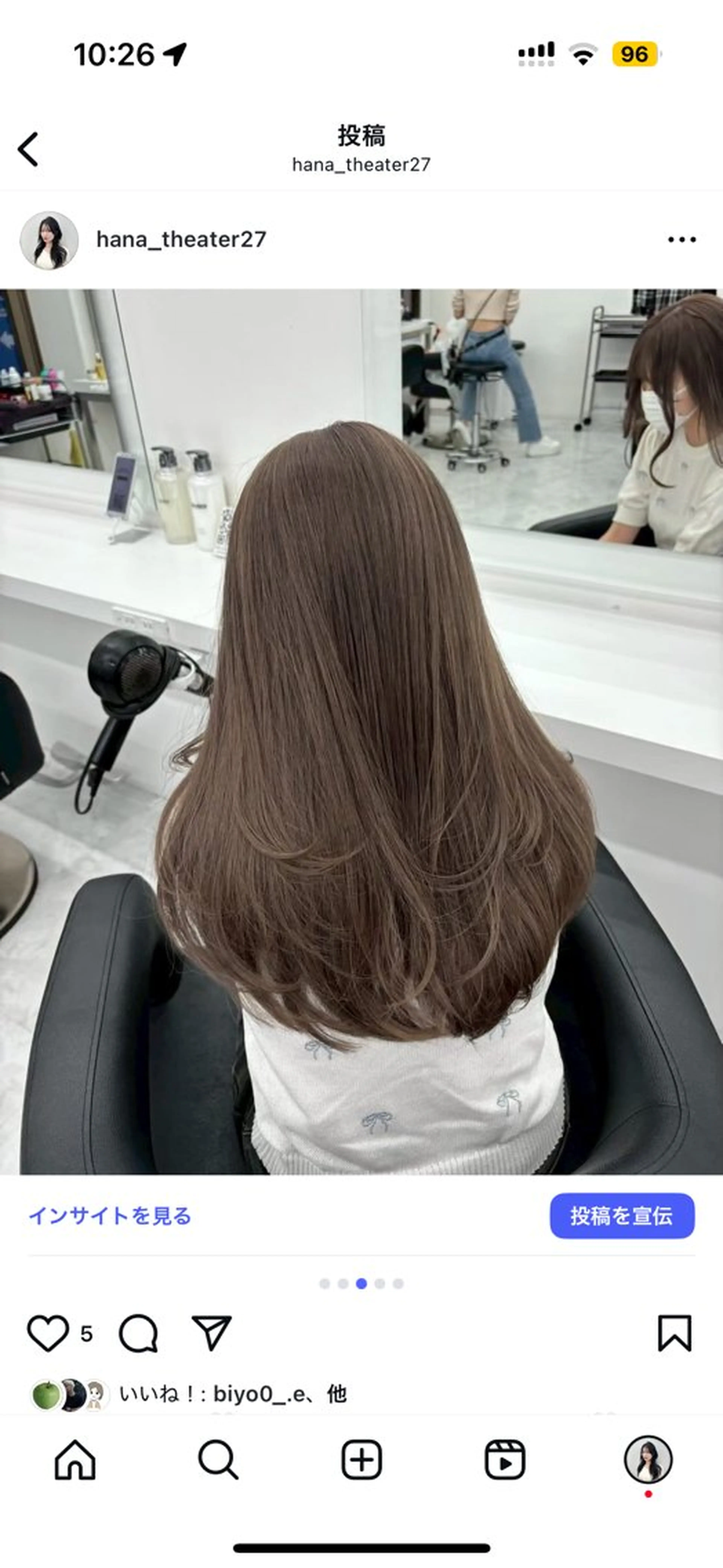 カラー ブリーチなし🫧韓国 🫧HANA🫧のヘアスタイル