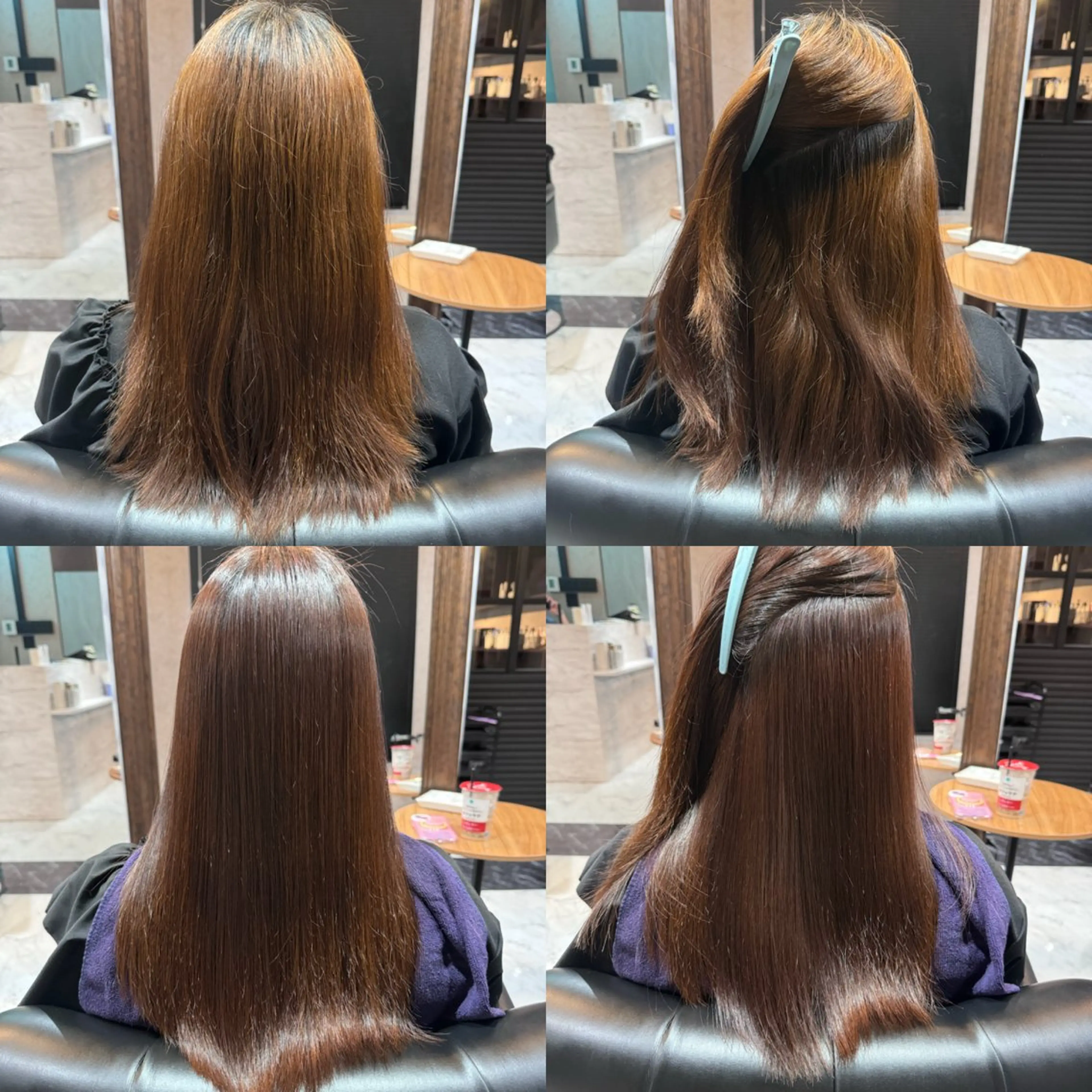 ロング 縮毛矯正 LuanaTOKYO 都築佑汰のヘアスタイル