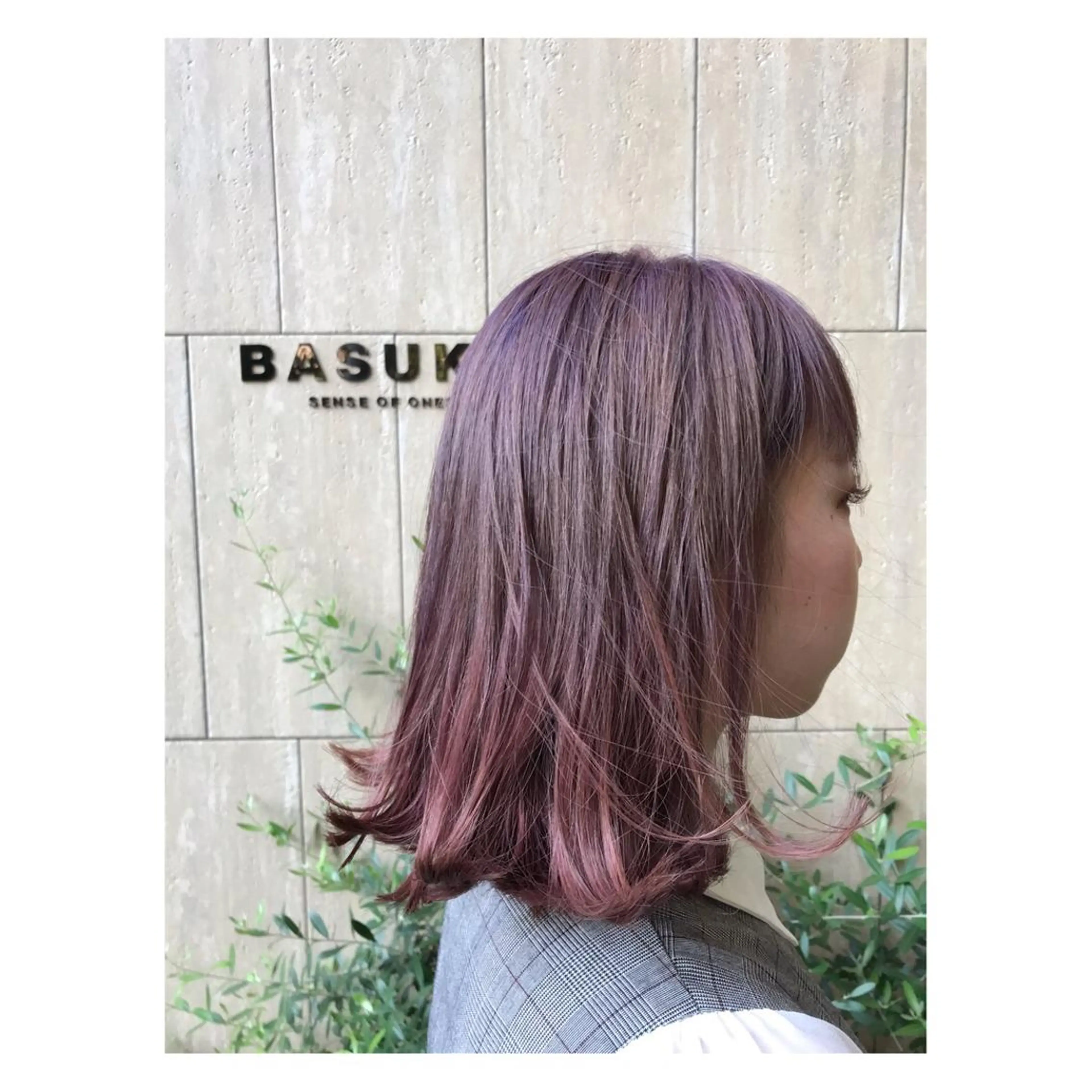 ミディアム カラー BASUKIA 西宮 甲子園口所属・𝙢𝙚𝙣'𝙨 𝙝𝙖𝙞𝙧高津のヘアスタイル
