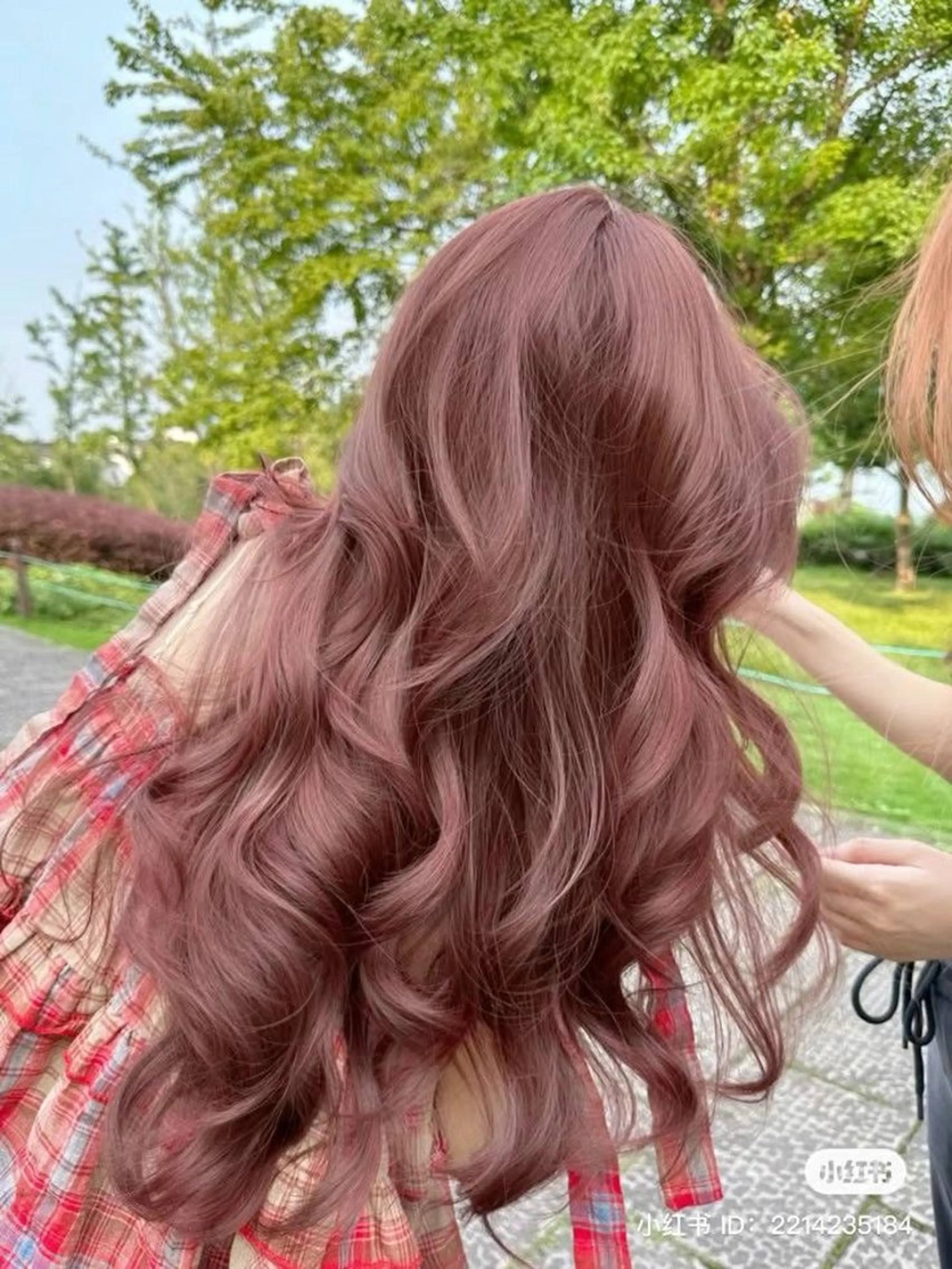 ロング カラー ヘアカラー トリートメント ヘッドスパ うる艶韓国ヘア 🤍りんのヘアスタイル