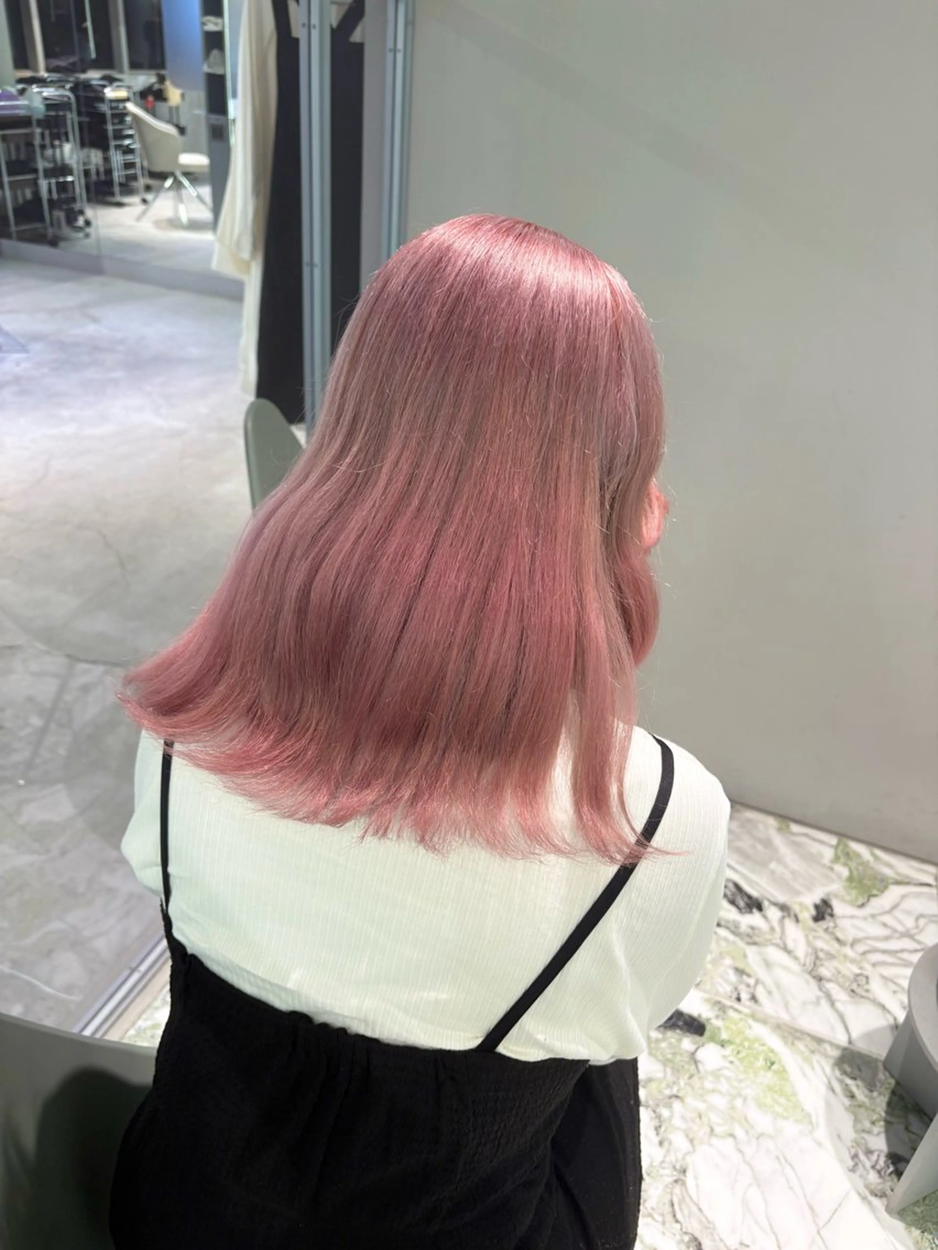 カラー ヘアカラー Harune/うる艶 ハイトーンのヘアスタイル