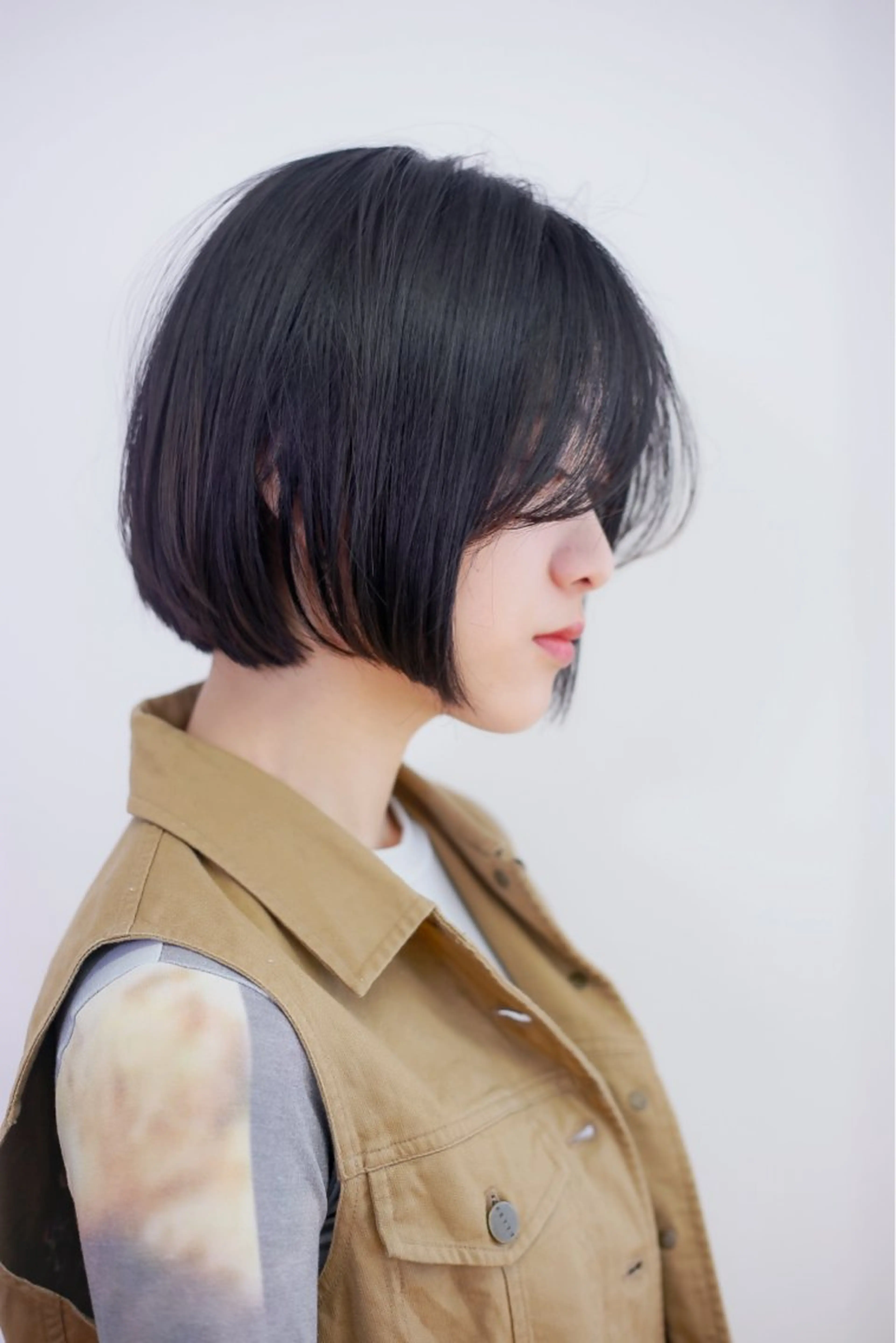 ショート ボブ 顔周りカット レイヤーカット 小顔カット 【髪質改善】 kokiのヘアスタイル