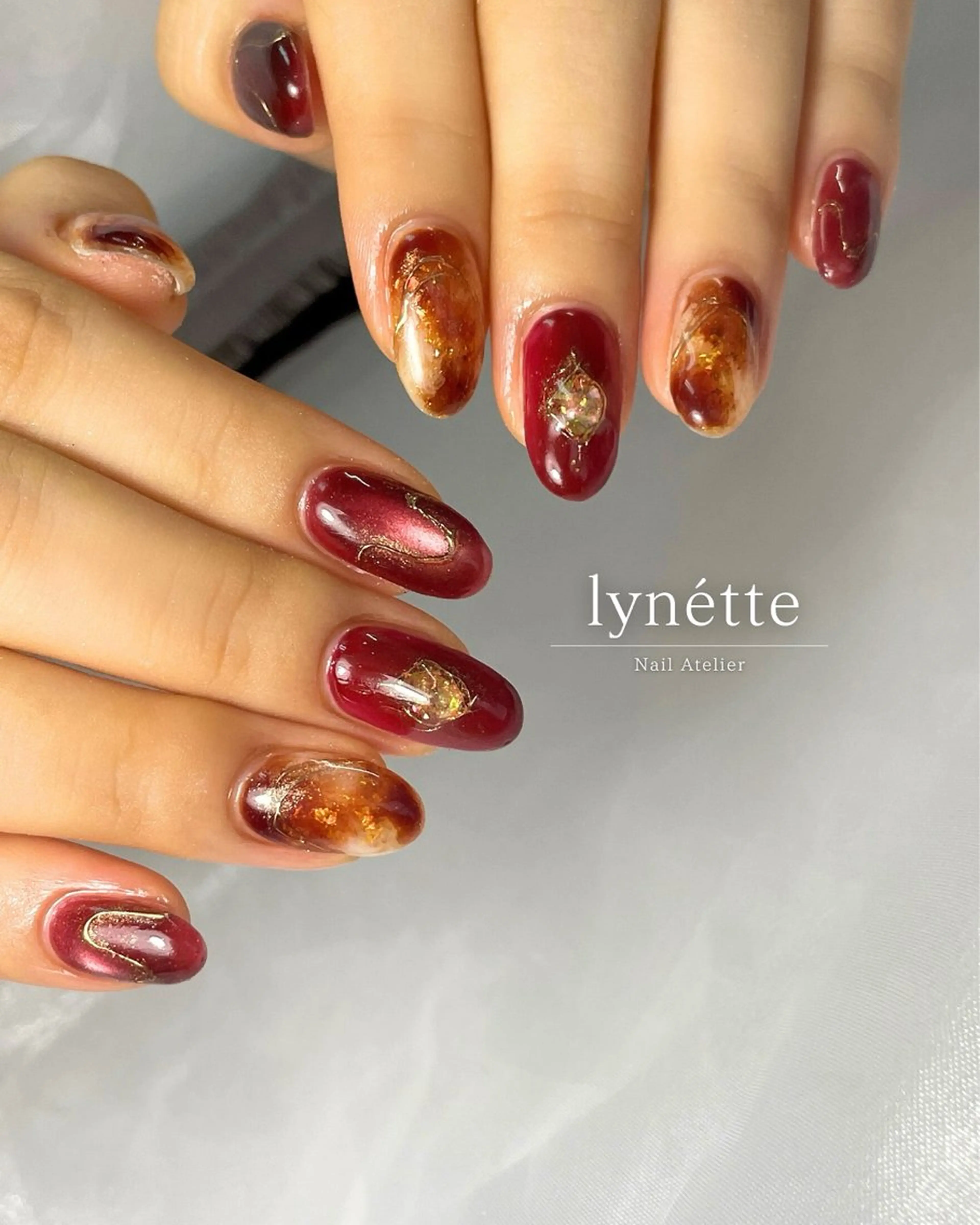 ネイル ハロウィン ニュアンスネイル ハンドネイル Nail Atelier lynétte所属・lynétte 那覇ネイルサロンのネイルデザイン