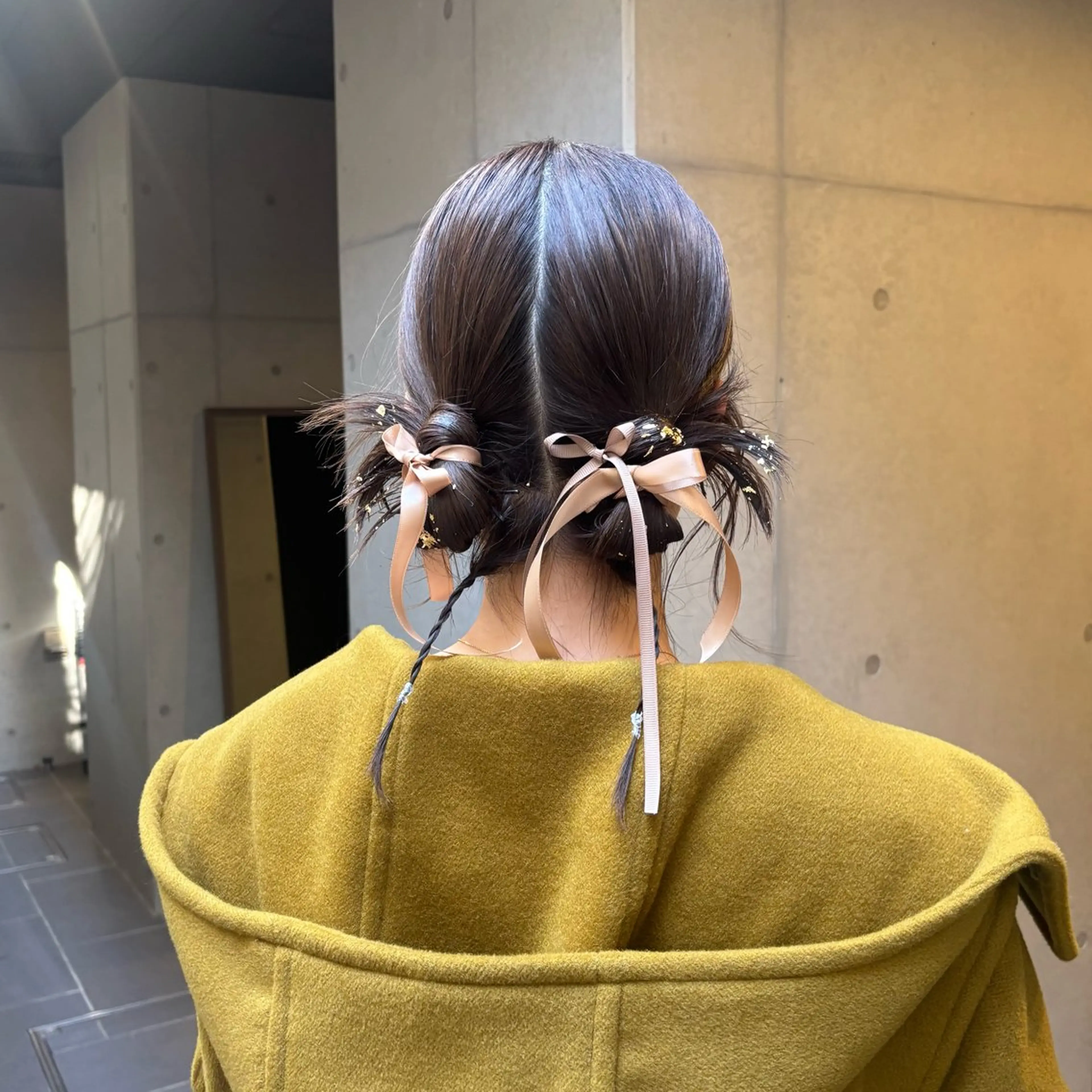 ミディアム ヘアアレンジ ヘアセット 〖❁田尻千尋| LEONID❁〗のヘアスタイル