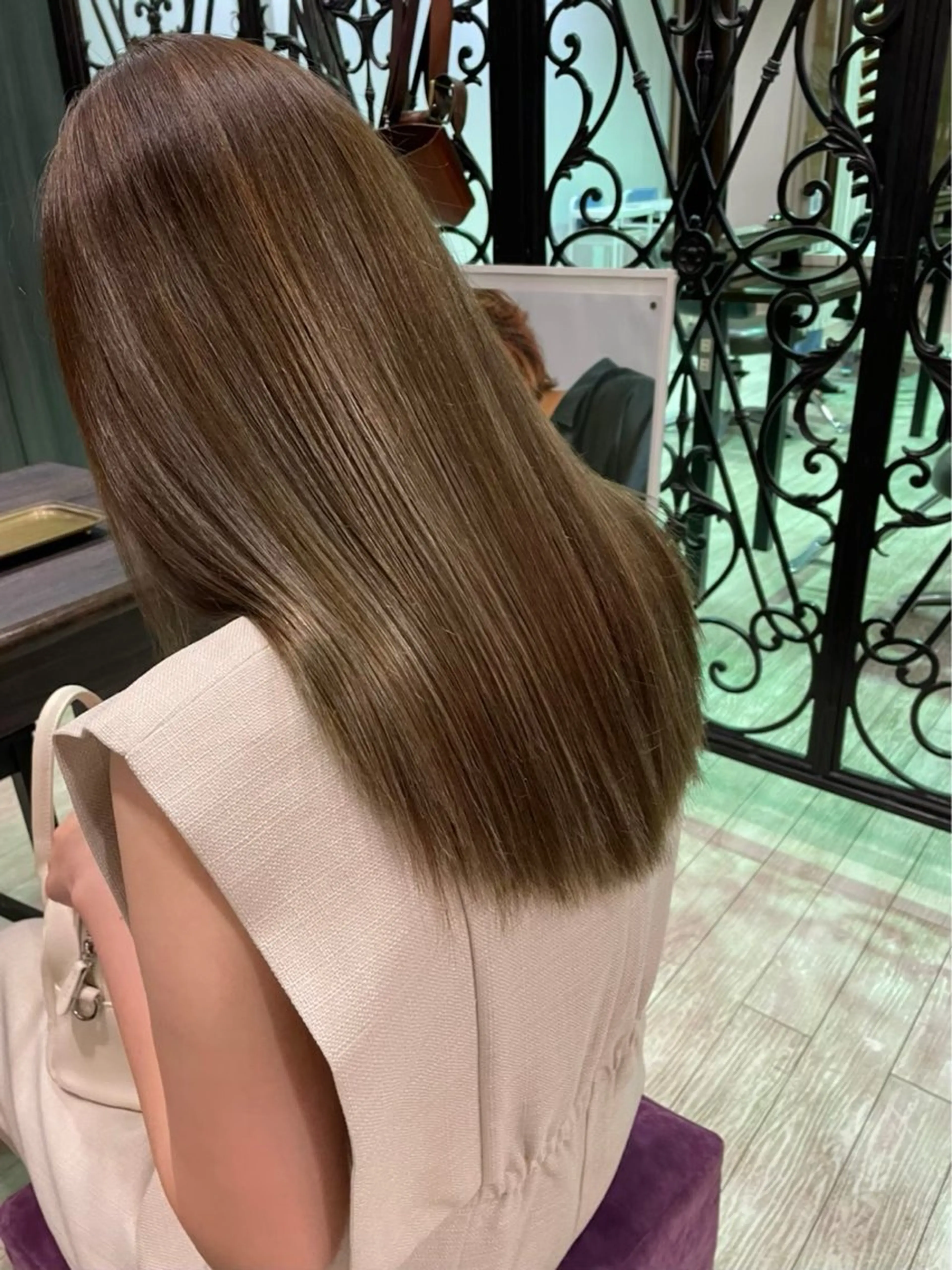 カラー ブリーチ ハイライトカラー 宮内 開星のヘアスタイル