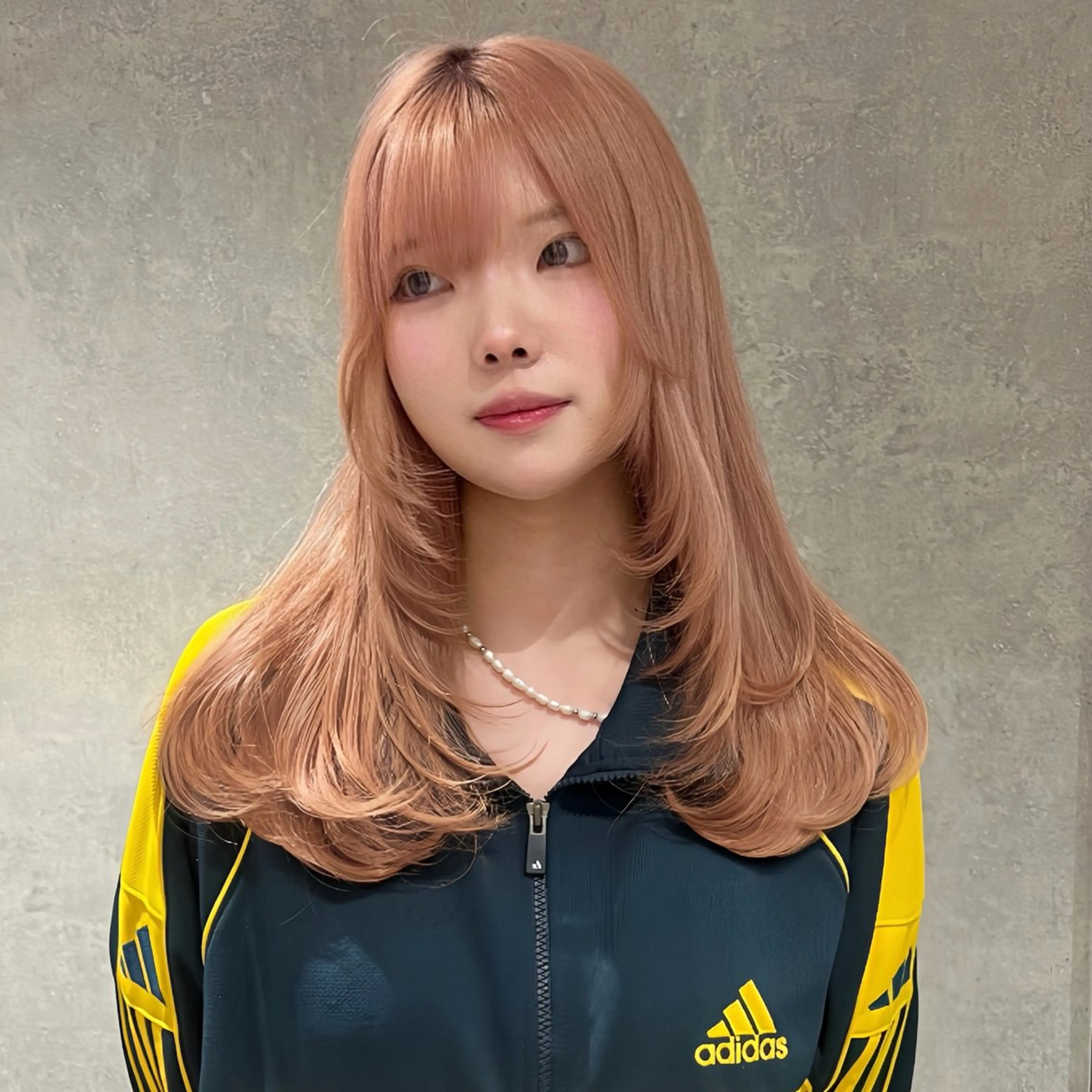 ロング レイヤーカット カット ヘアカラー トリートメント AI TOKYO S所属・mizuki 【韓国レイヤー】のヘアスタイル