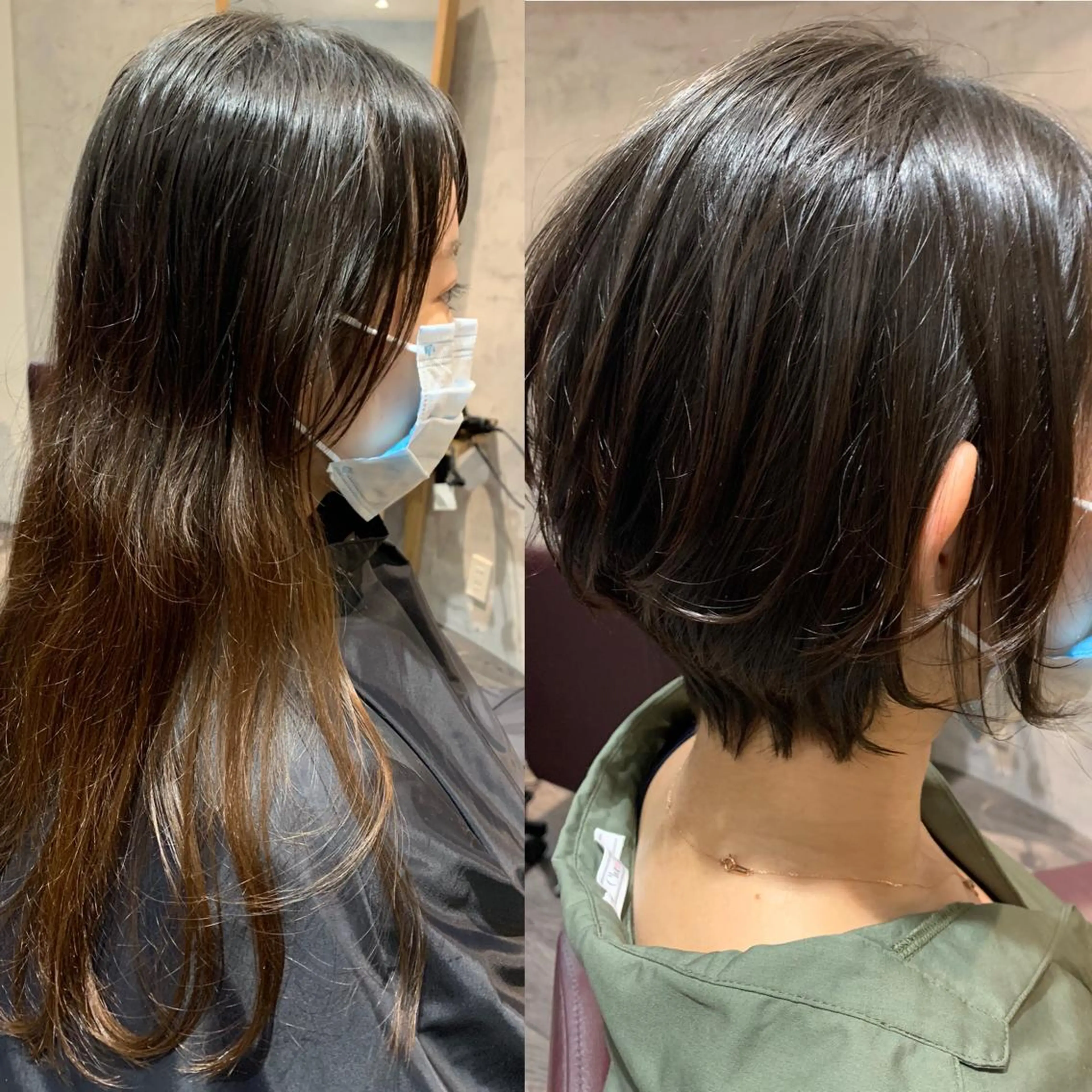 ショート ショートヘア カット バレイヤージュ KAZUMAのヘアスタイル