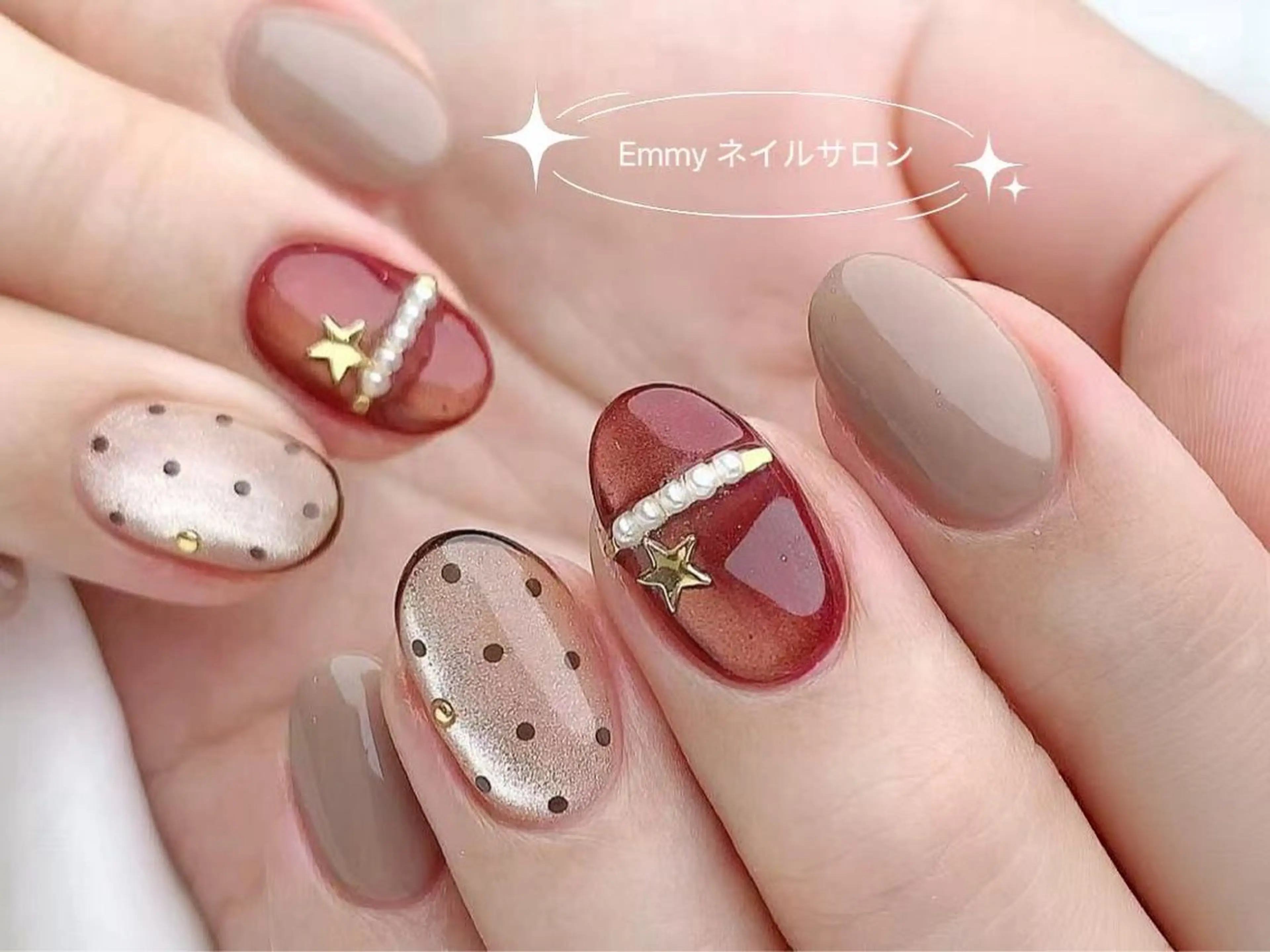 ネイル チークネイル フットネイル フレンチネイル ジェルネイル ガラスフレンチ ENNY ネイルサロンのネイルデザイン